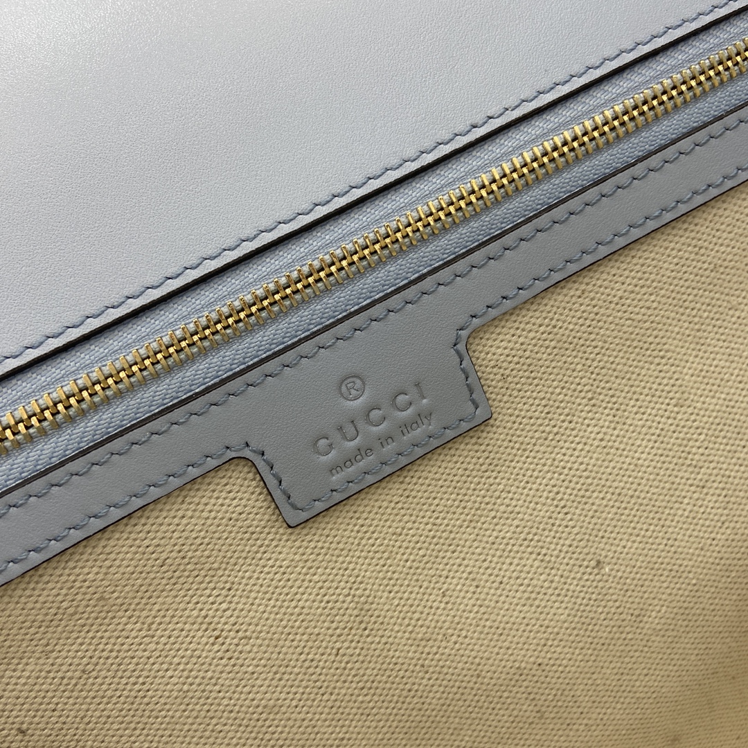 Gucci Blondie Light Blue Leather Handbag with Iconic Interlocking G Logo 11 i1748689005 9319 0