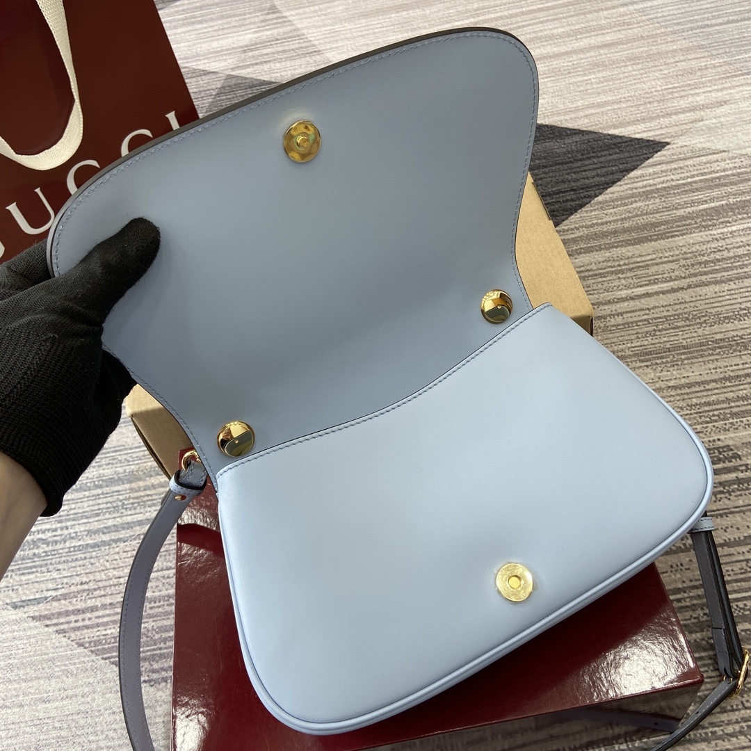 Gucci Blondie Light Blue Leather Shoulder Bag with Detachable Strap 9 i1748689023 3764 5