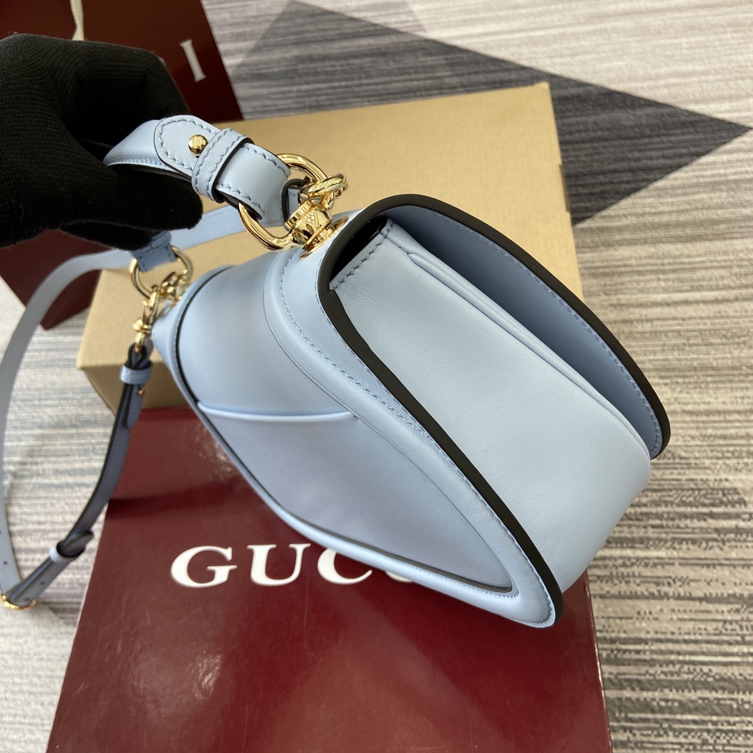 Gucci Blondie Light Blue Leather Shoulder Bag with Detachable Strap 5 i1748689024 420 0