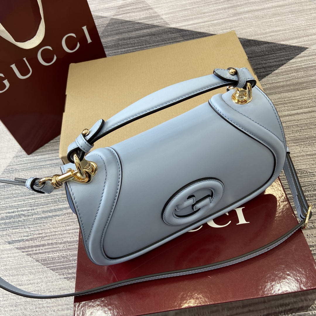 Gucci Blondie Light Blue Leather Shoulder Bag with Detachable Strap 6 i1748689024 9422 0