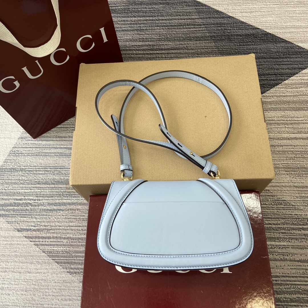 Gucci Blondie Light Blue Full Leather Shoulder Bag, 21.5cm x 11cm x 8cm 4 i1748689034 1860 1