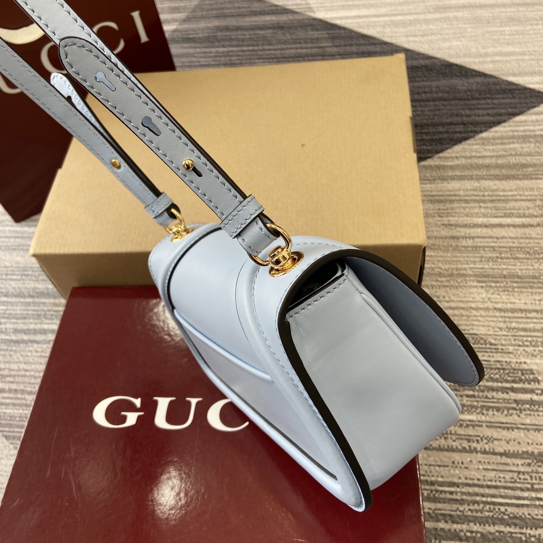 Gucci Blondie Light Blue Full Leather Shoulder Bag, 21.5cm x 11cm x 8cm 5 i1748689034 9259 6