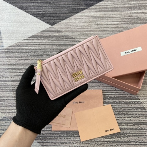 Miu Miu Pocket Wallet, Lambskin Leather Card Holder with Matelassé Design 1 Miu Miu Pocket Wallet, Lambskin Leather Card Holder with Matelassé Design