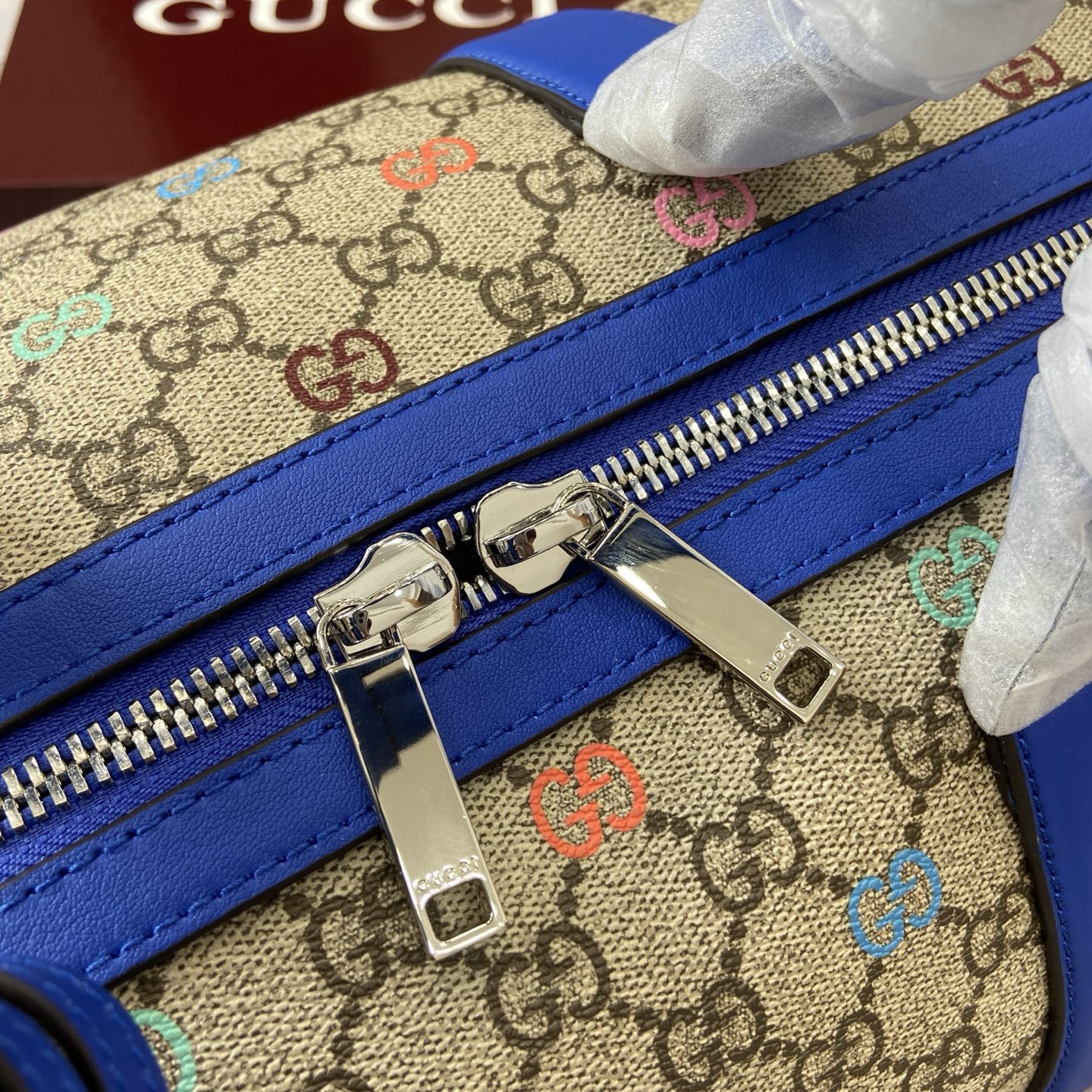 Gucci Beige/Brown Monogram Multicolor Print Duffle Bag, 45cm x 30cm x 24.5cm 4 i1752561893066 8936 0 3