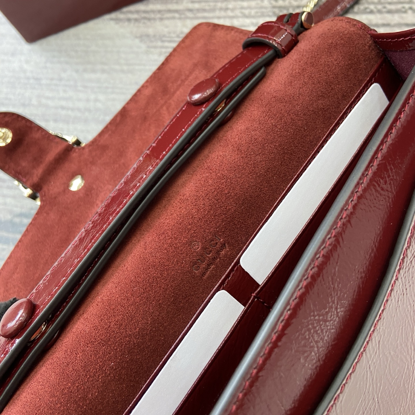 Gucci Red Leather Wallet on Chain Bag with Dionysus Clasp, 20 cm 12 i1754118871819 3786 0 11