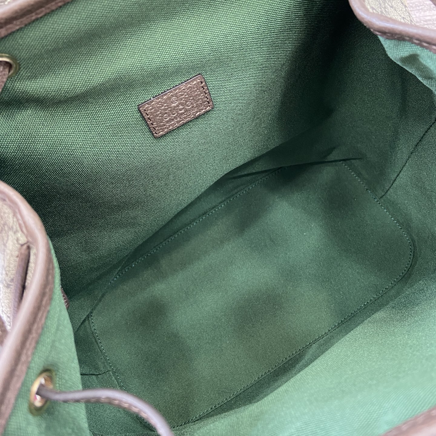 Gucci Ophidia GG Supreme Mini Backpack Beige/Brown Leather Trim, Top Handle 10 i1754118929908 9315 0 13