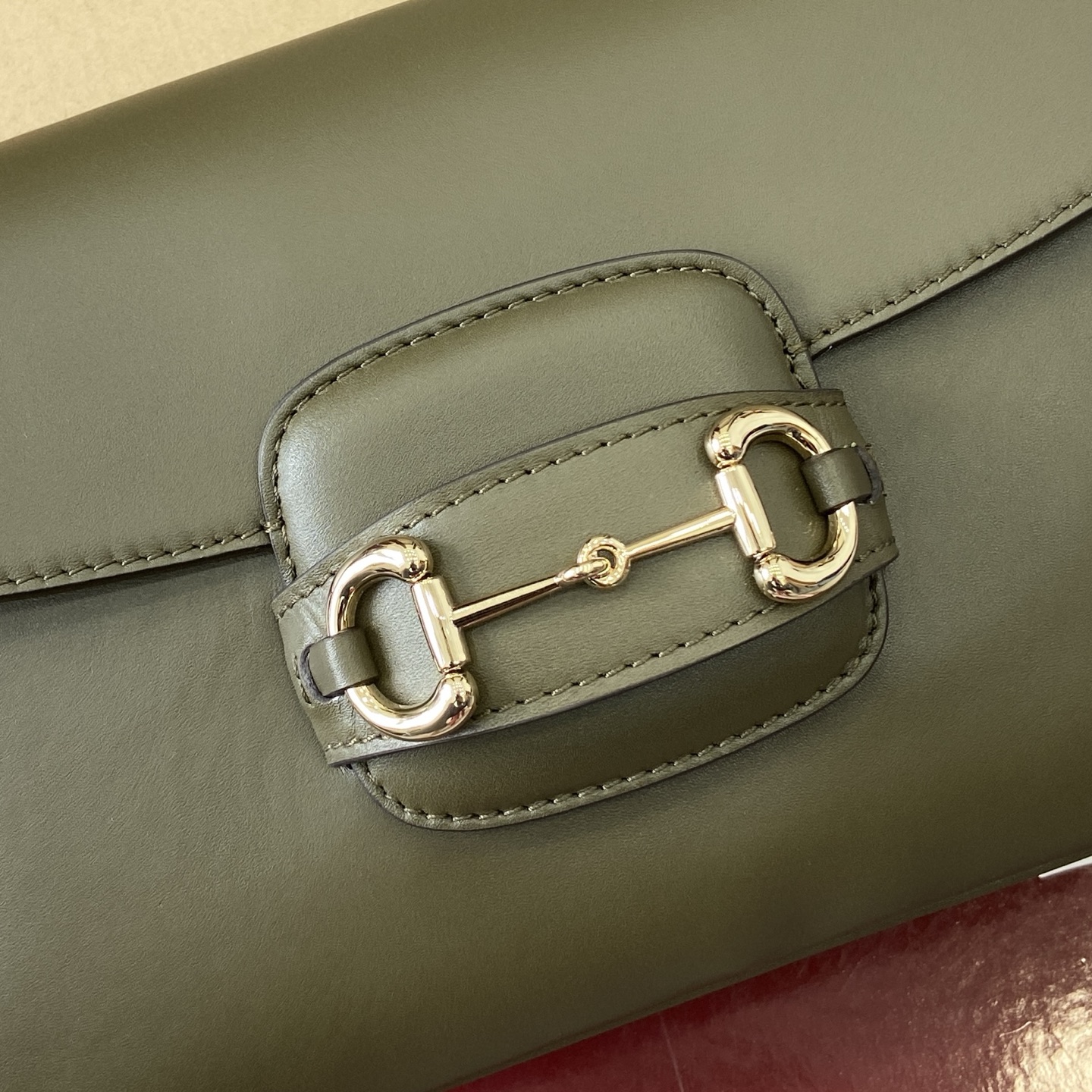 Gucci Horsebit 1955 Small Shoulder Bag - Forest Green Leather, Gold-Tone Hardware 5 i1755849346025 7644 0 4