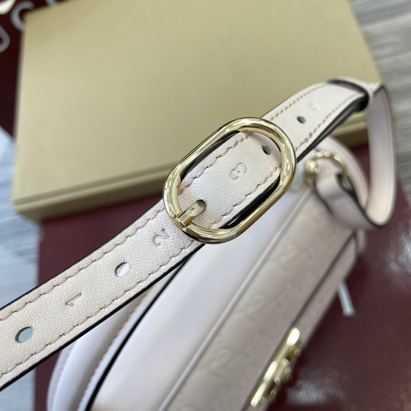 Gucci Padlock Embossed Leather Top Handle Bag - Light Pink, 26cm 12 i1756529802524 5951 0 8