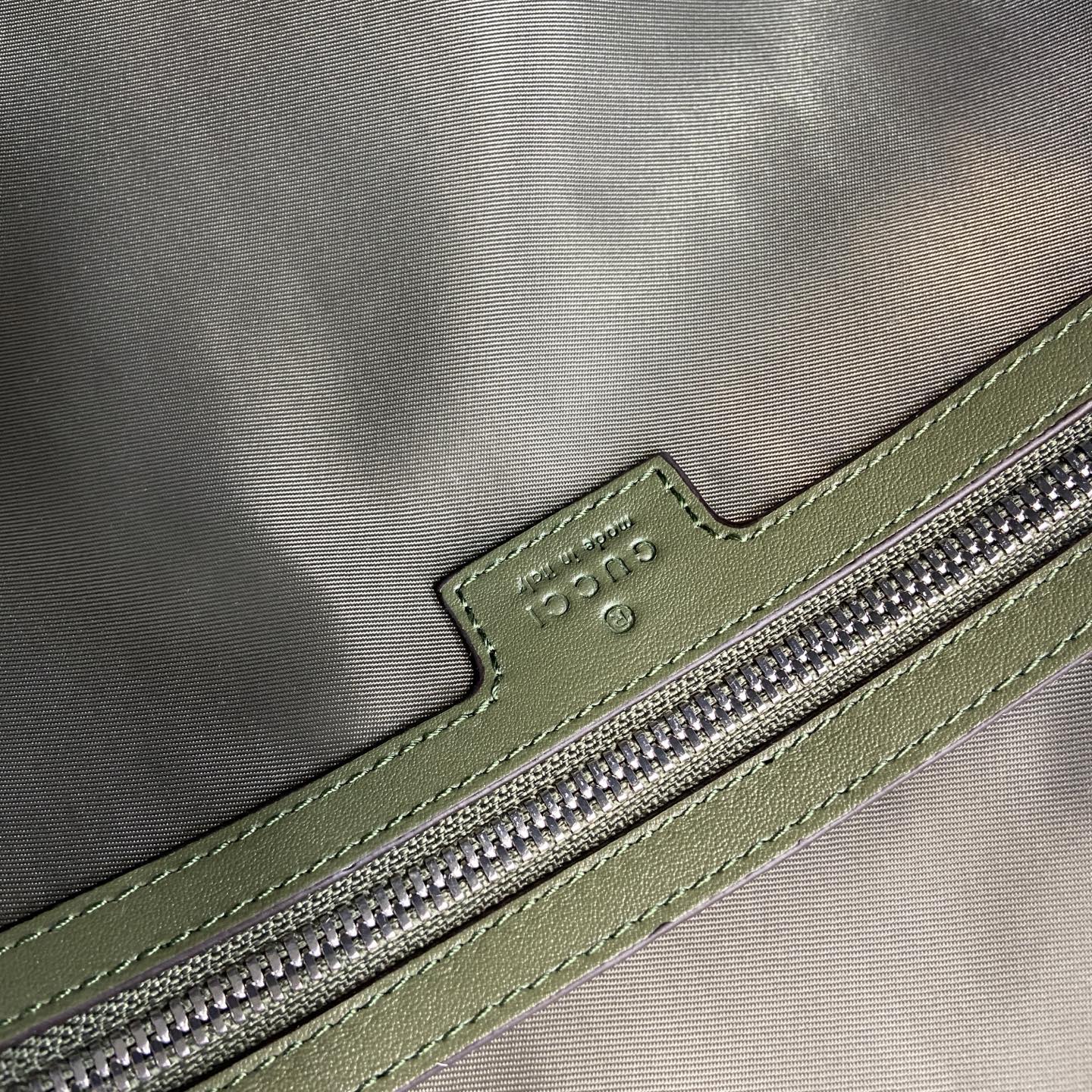 Gucci Duffel Bag in GG Canvas with Web Detail - Forest Green 10 i1756625983054 9269 0 11