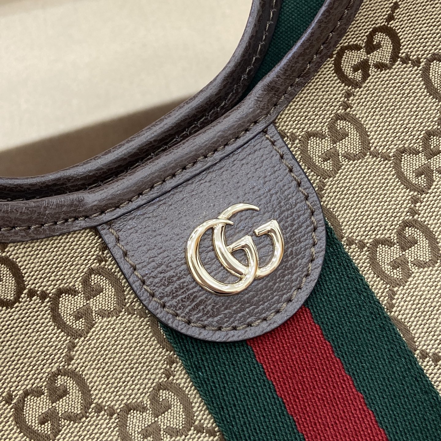 Gucci Giglio Small Tote Bag GG Canvas with Removable Pouch - Brown/Beige 7 i1757309148754 4208 0 5