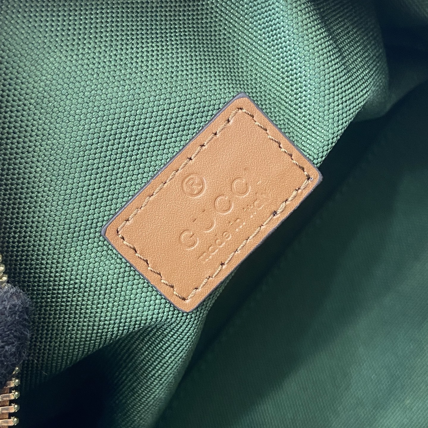 Gucci Mini Duffle Bag Beige and Brown GG Canvas with Web Stripe Detail 11 i1758362492817 5395 0 10