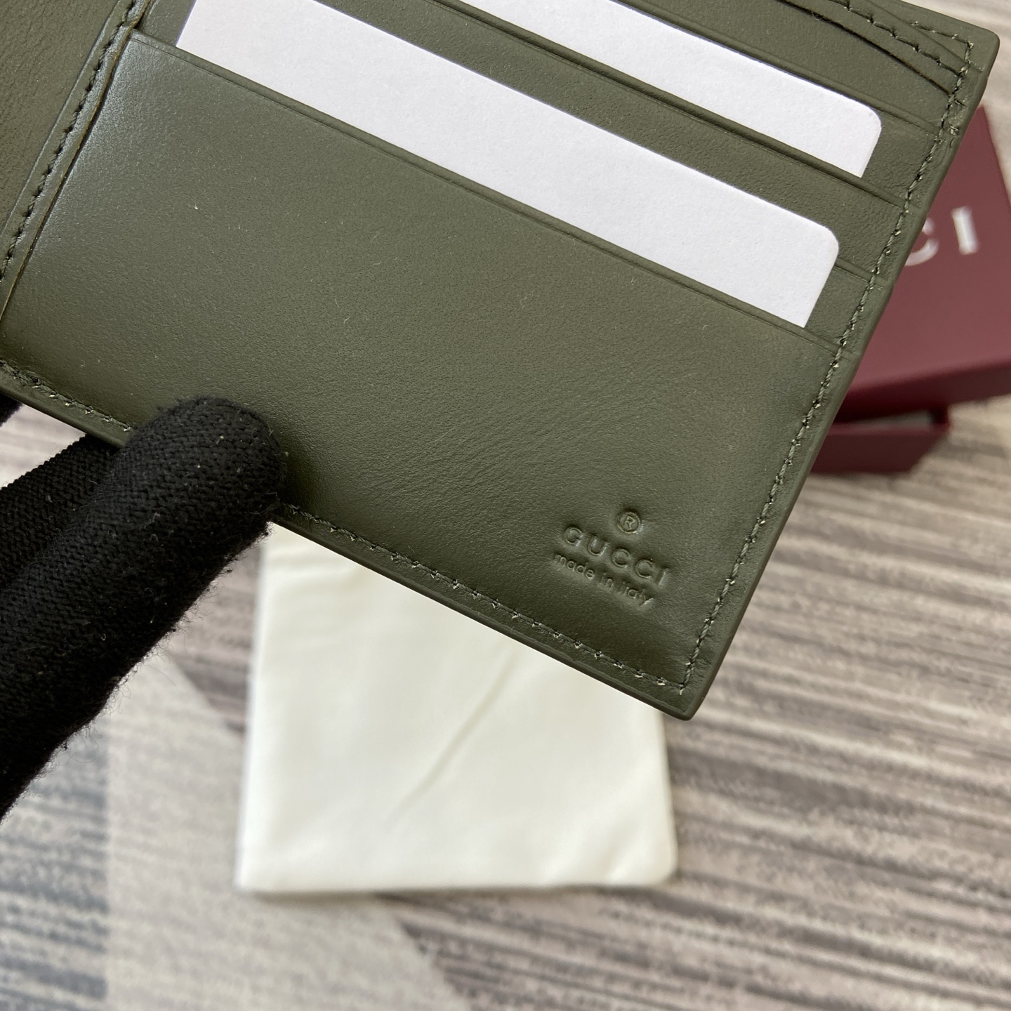 Gucci Forest Green GG Motif Bifold Wallet - 768243 8 i1758362984673 6214 0 7