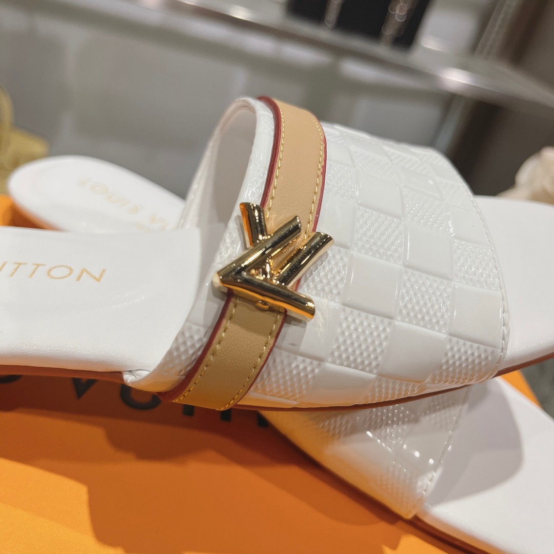 Louis Vuitton Chaussures Pantoufles Collection printemps – été Peu importe