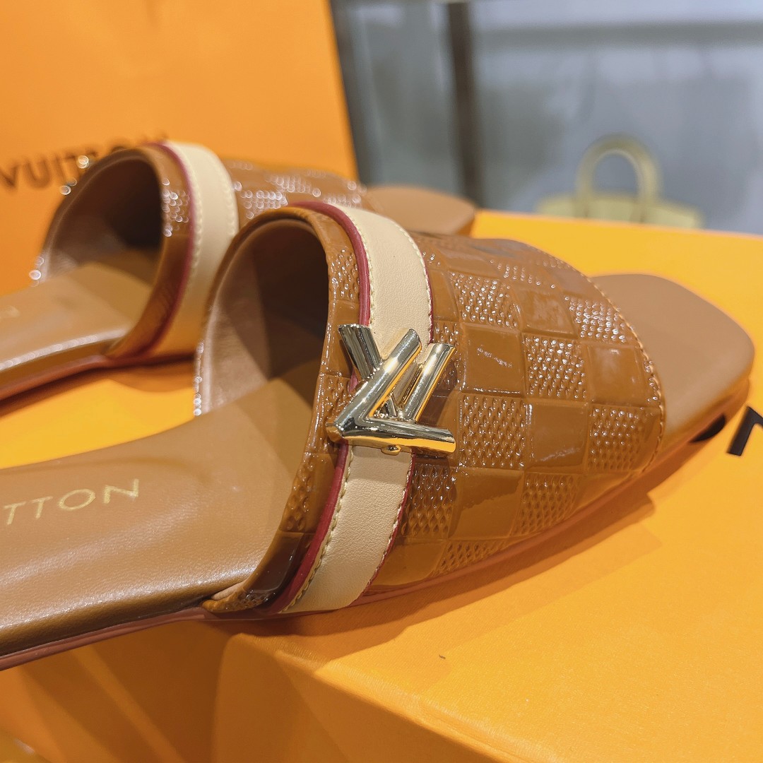 Louis Vuitton Chaussures Pantoufles Collection printemps – été Peu importe