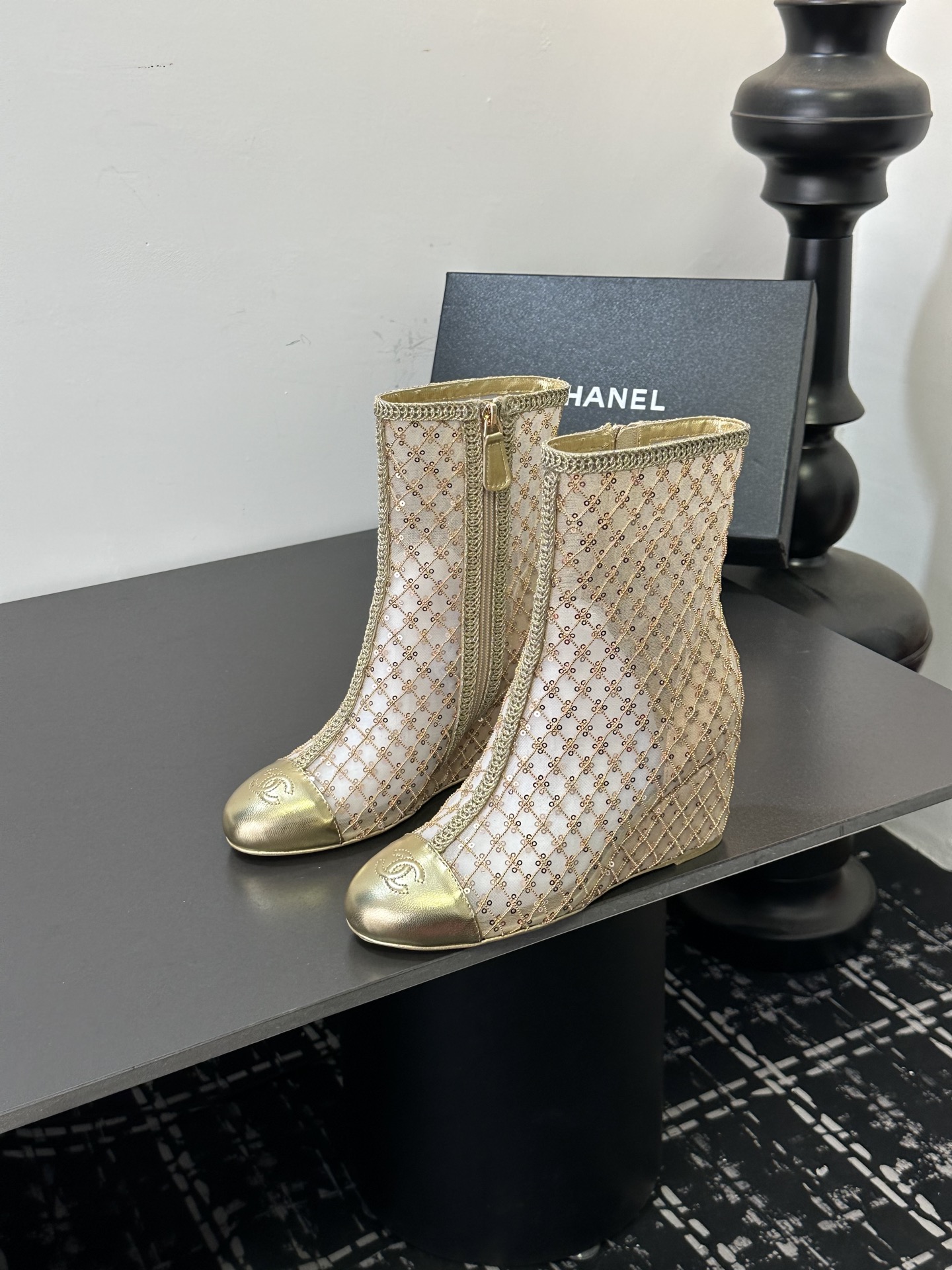 香奈儿 Chanel 高定典藏经典高奢皮鞋男鞋女鞋鞋履高跟鞋 #50549E54 4