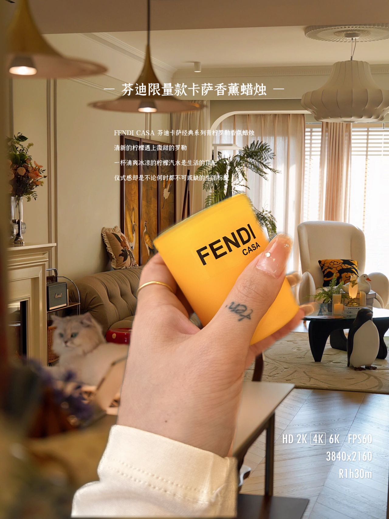 Fendi Casa Limited Edition Scented Candle - Comprehensive