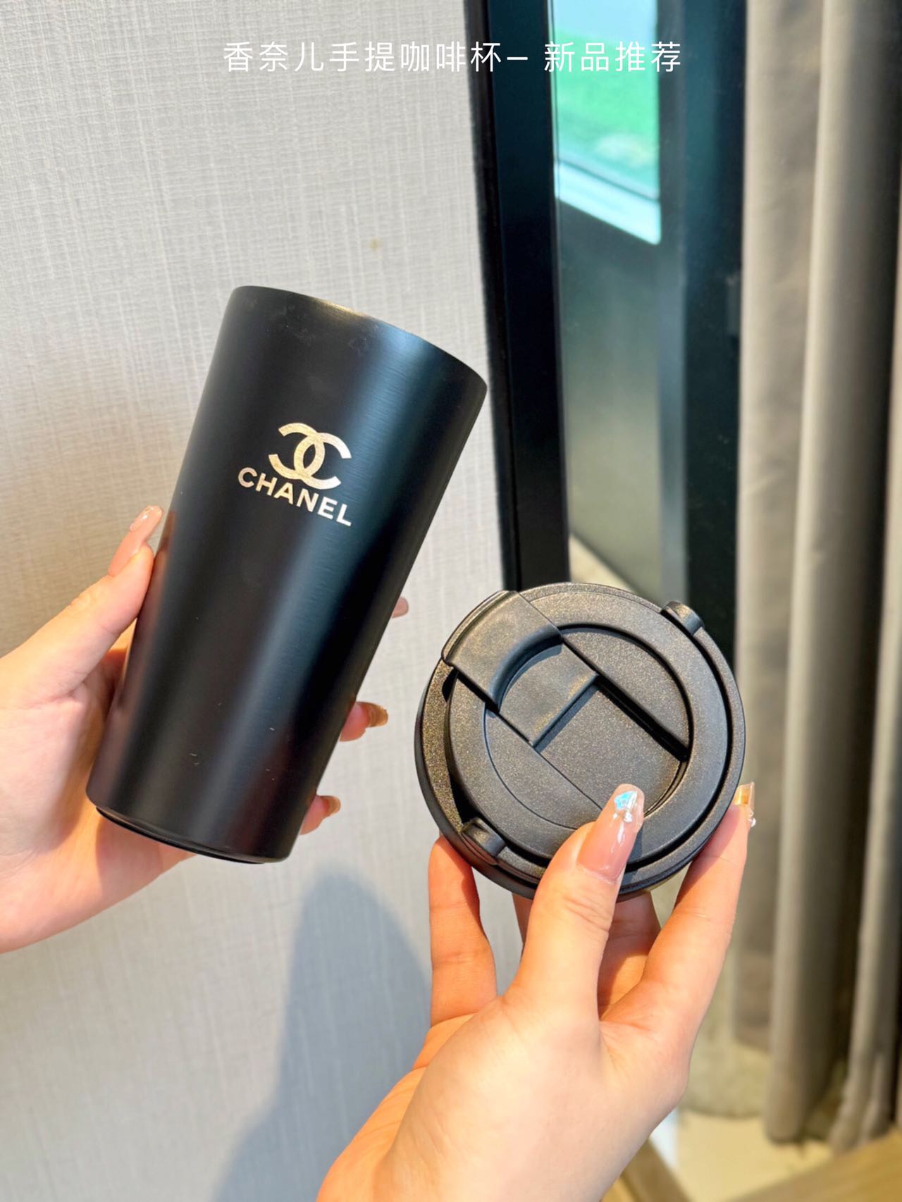 A portable, reusable coffee tumbler featuring a direct-sip spout. Design - Comprehensive 4