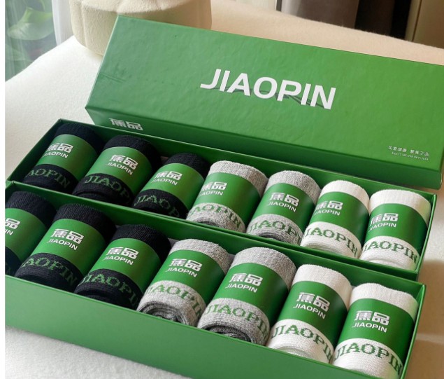 Jiaopin LYCRA Grade 7A Antibacterial Scented Durable Socks - Comprehensive 2