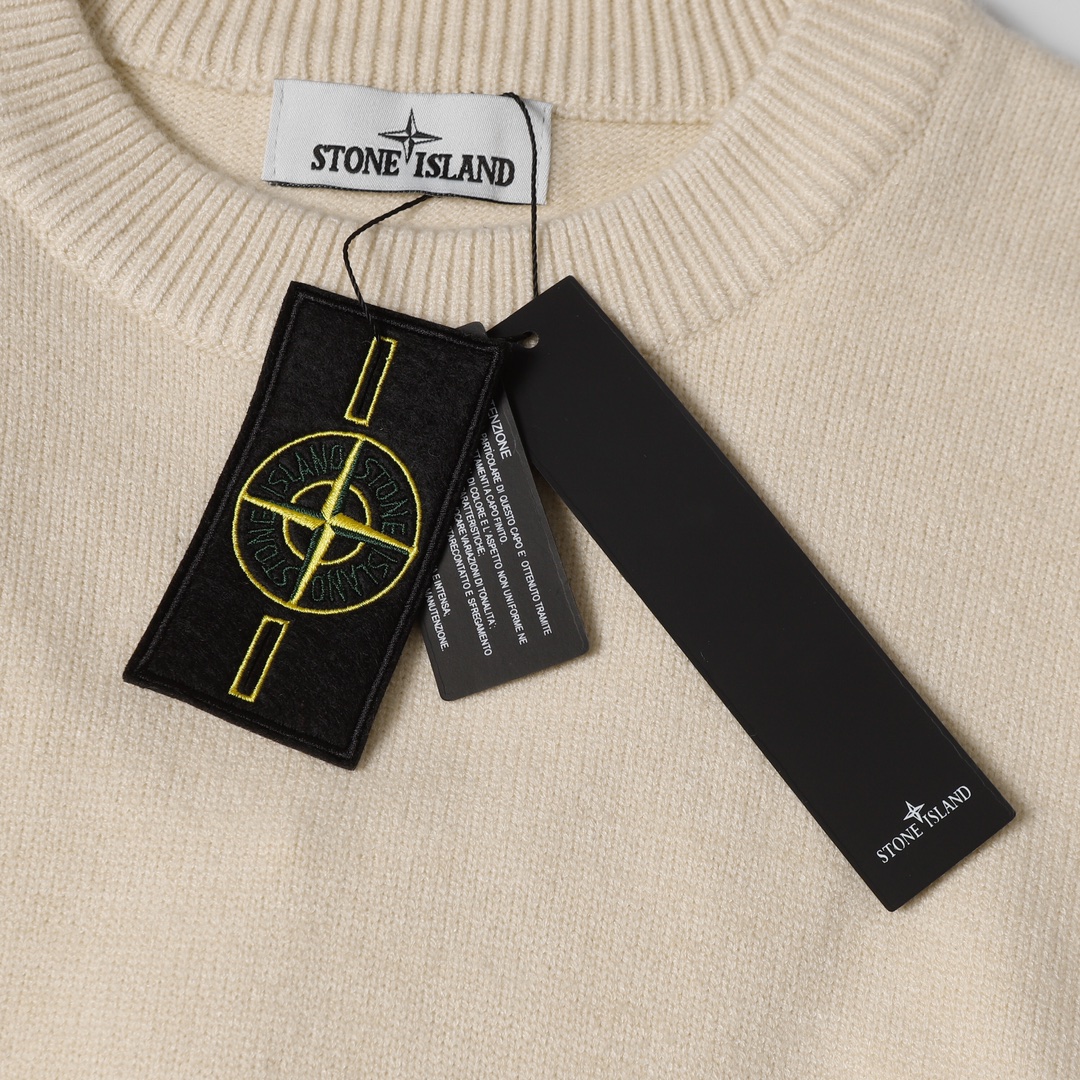STONE ISLAND 24FW 套头毛衣服装,男,女 3