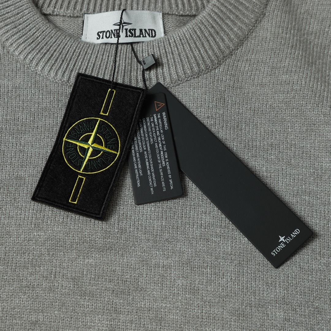 STONE ISLAND 24FW 套头毛衣服装,男,女 3