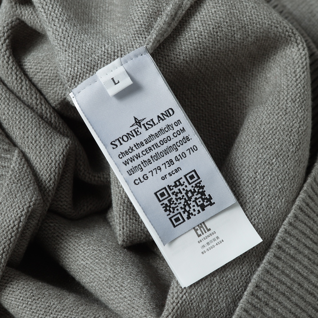 STONE ISLAND 24FW 套头毛衣服装,男,女 9