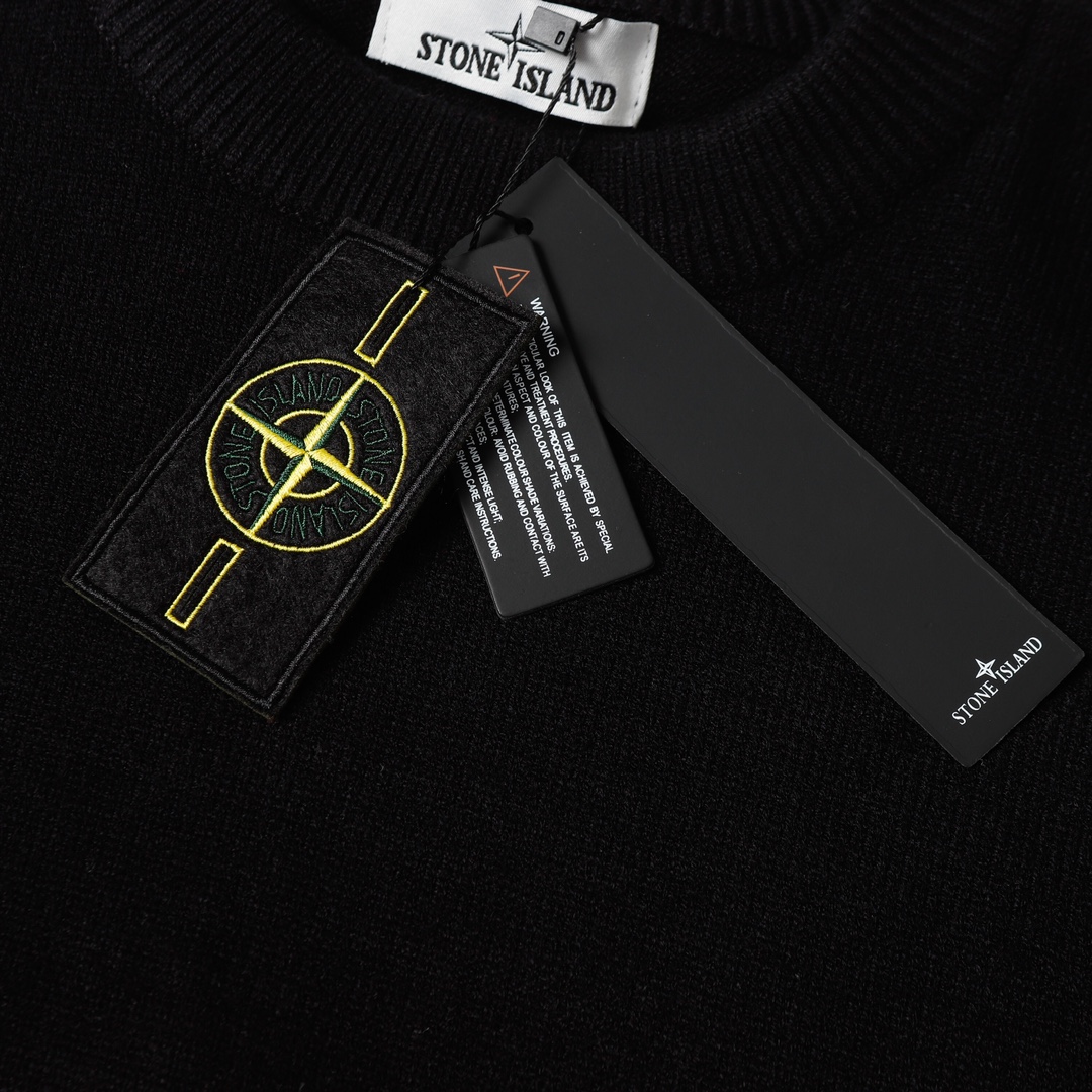 STONE ISLAND 24FW 套头毛衣服装,男,女 3
