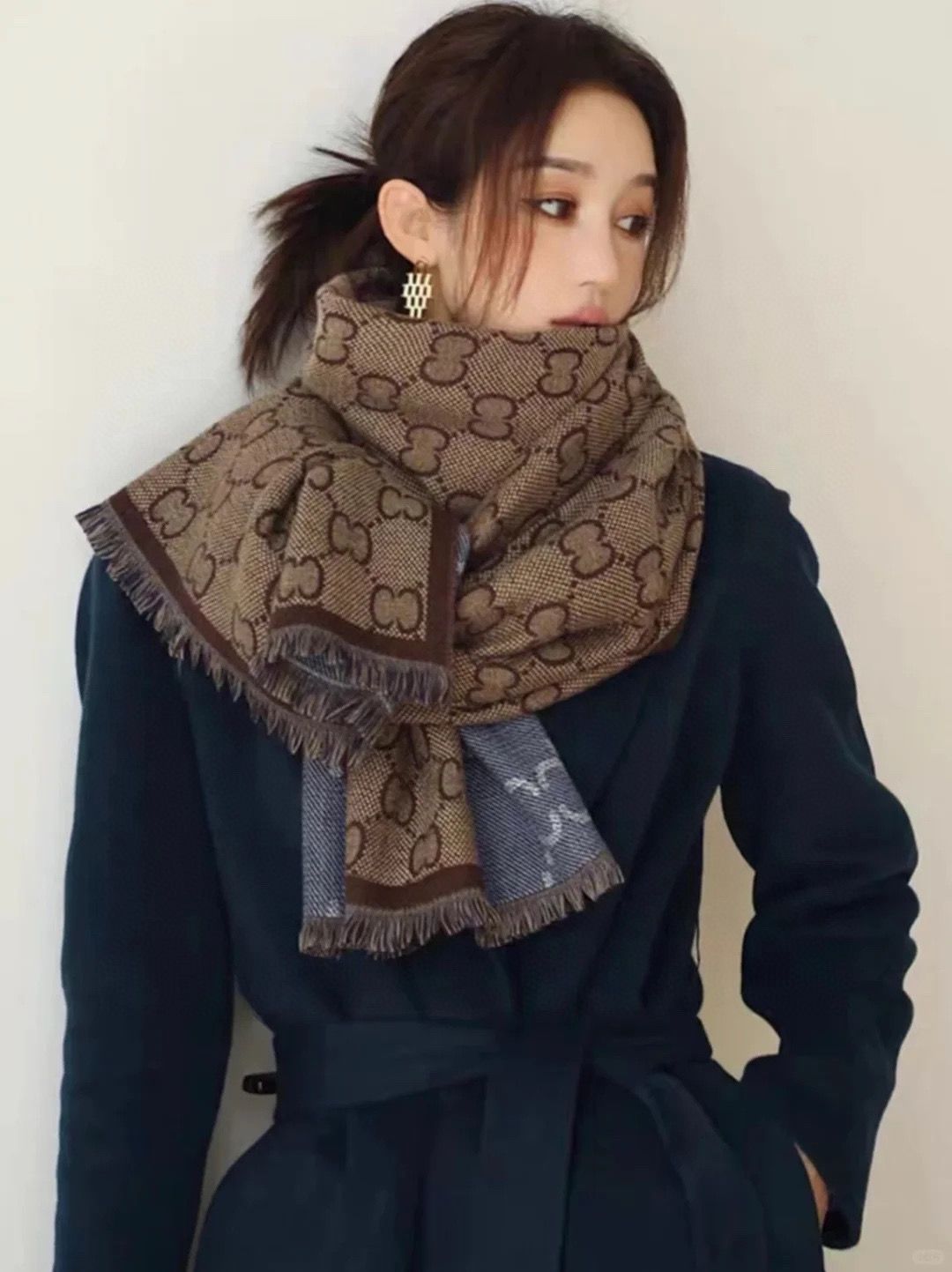 Chanel Haute Couture Silk Twill Scarf Shawl Ref.628D0BF9 3