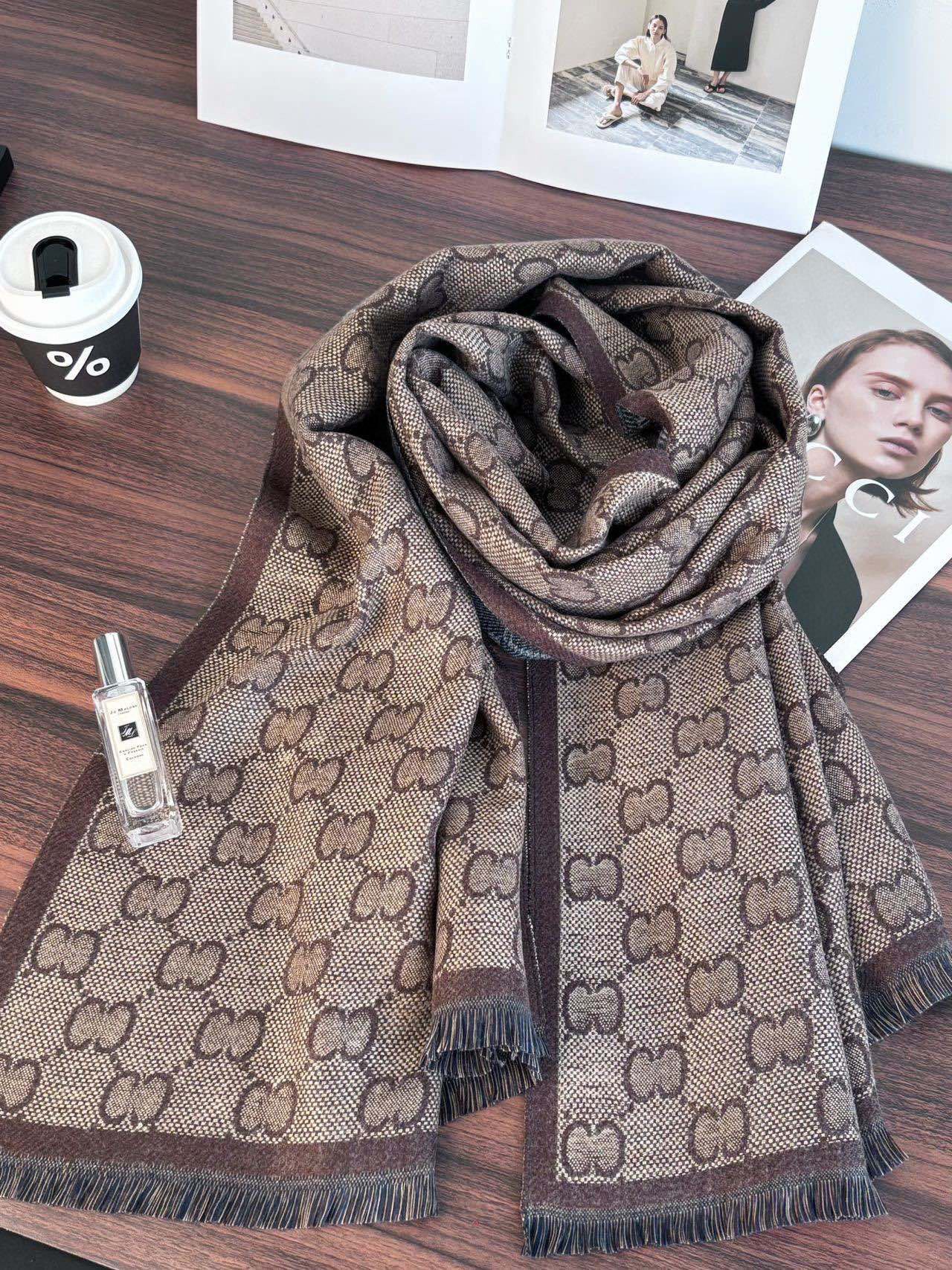 Chanel Haute Couture Silk Twill Scarf Shawl Ref.628D0BF9