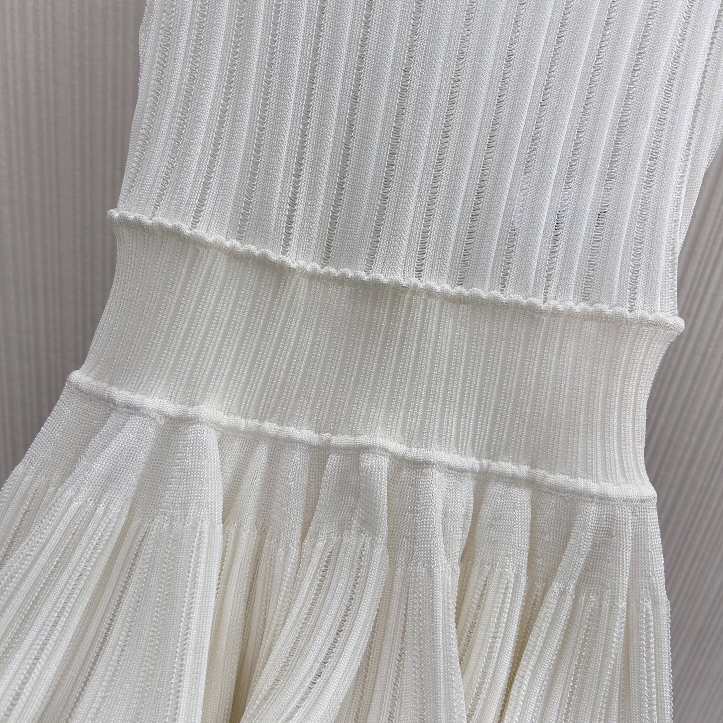 Elegant A-Line Knit Dress: Sleeveless, Round Neck, and Swiss Lace Detail 6 i1746500660420 8188 0 4