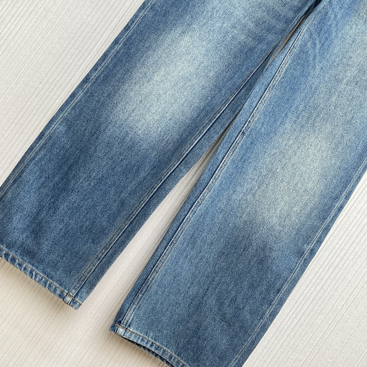 Louis Vuitton Inspired Denim Jeans - High Waist, Straight Leg, Vintage Wash 4 i1754017909347 257 0 2