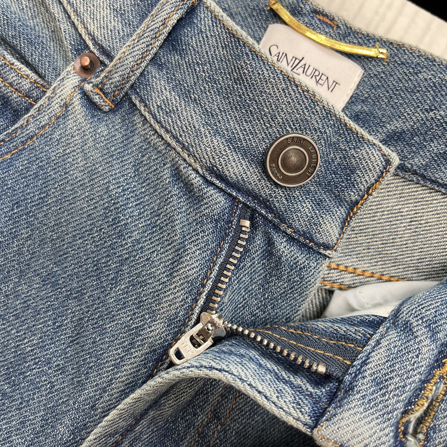 Louis Vuitton Inspired Denim Jeans - High Waist, Straight Leg, Vintage Wash 9 i1754017910846 9978 0 7