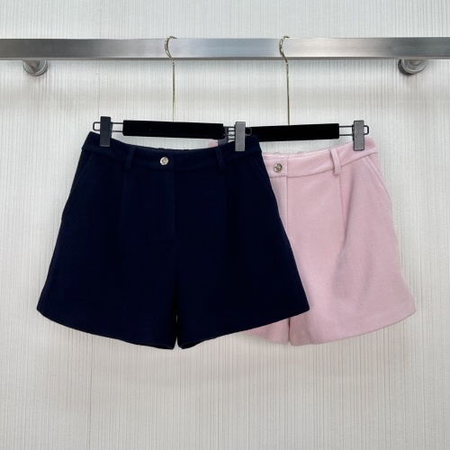 Elegant Wool Blend Shorts with Heart Pocket Detail - Chic and Comfortable 1 Elegant Wool Blend Shorts with Heart Pocket Detail - Chic and Comfortable