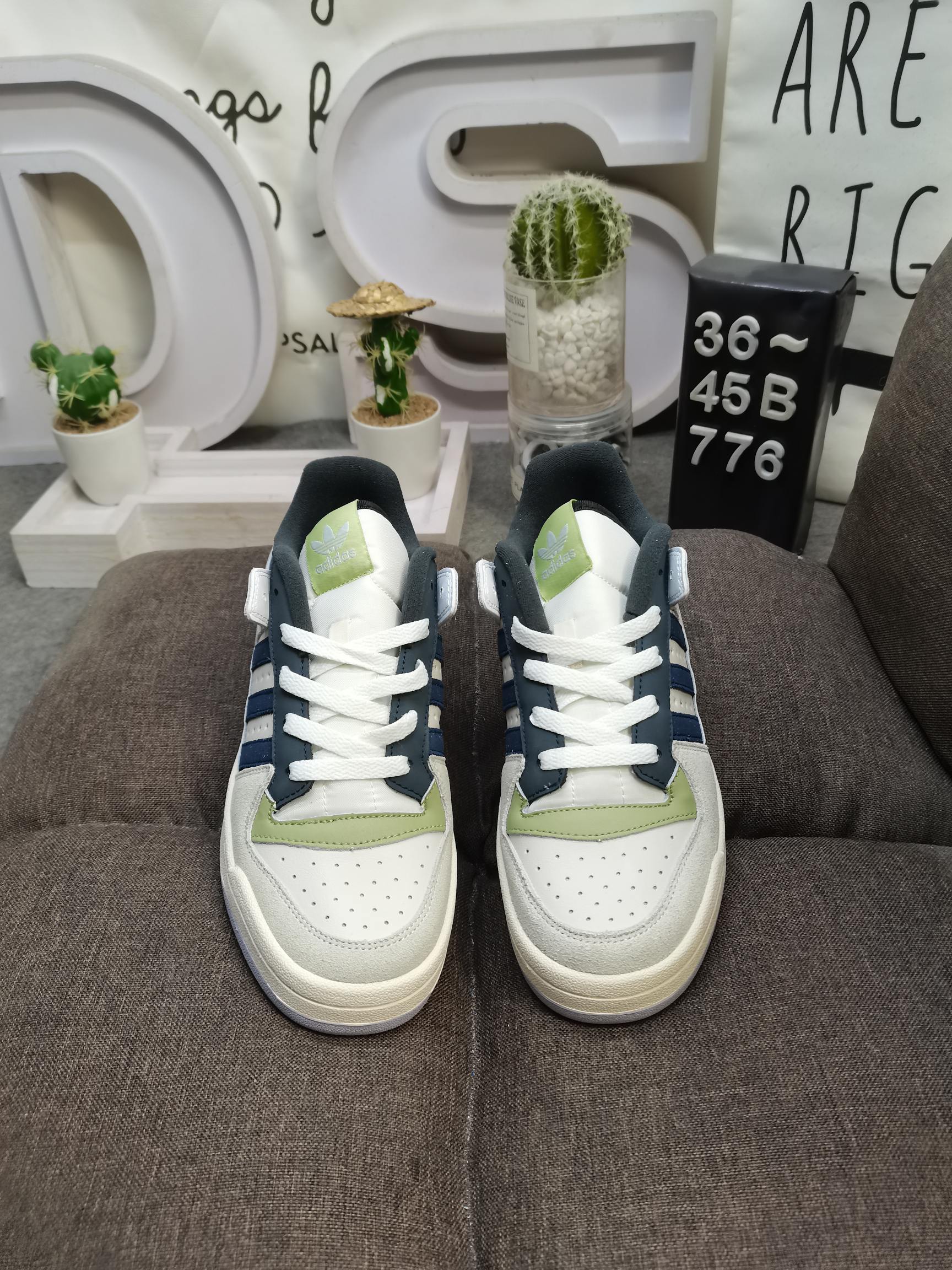 男女鞋36-45码带半码阿迪达斯AdidasForum84Low低帮百搭潮流休闲运动板鞋以复古篮球鞋的外