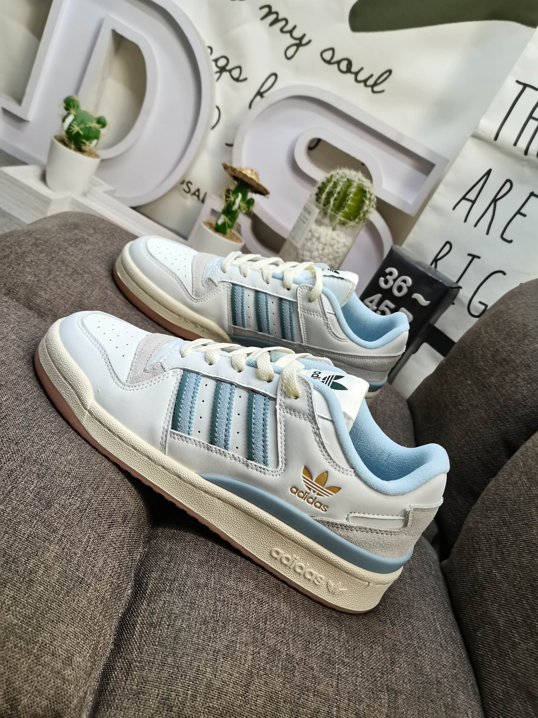 男女鞋36-45码带半码阿迪达斯AdidasForum84Low低帮百搭潮流休闲运动板鞋以复古篮球鞋的外