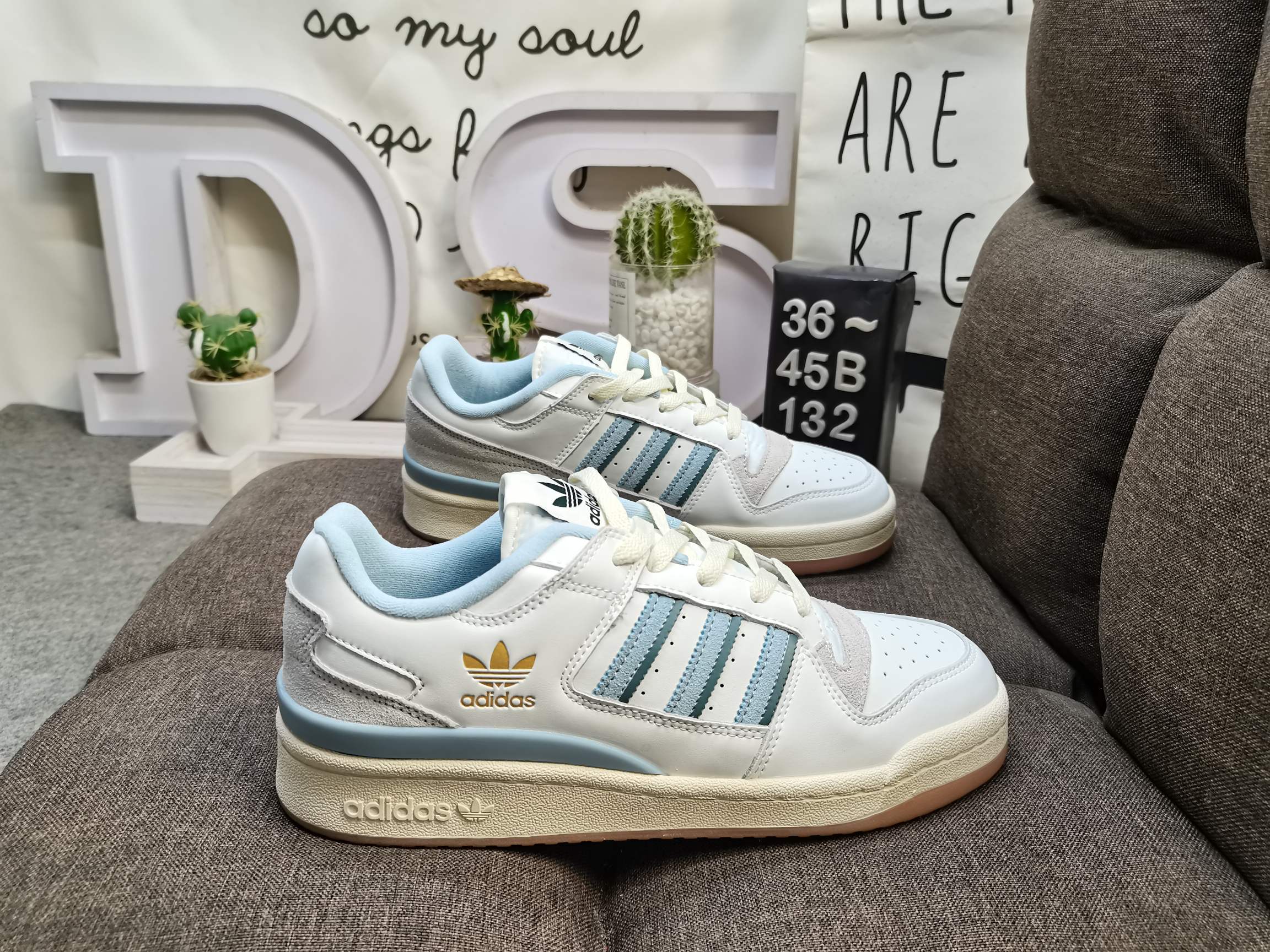 男女鞋36-45码带半码阿迪达斯AdidasForum84Low低帮百搭潮流休闲运动板鞋以复古篮球鞋的外