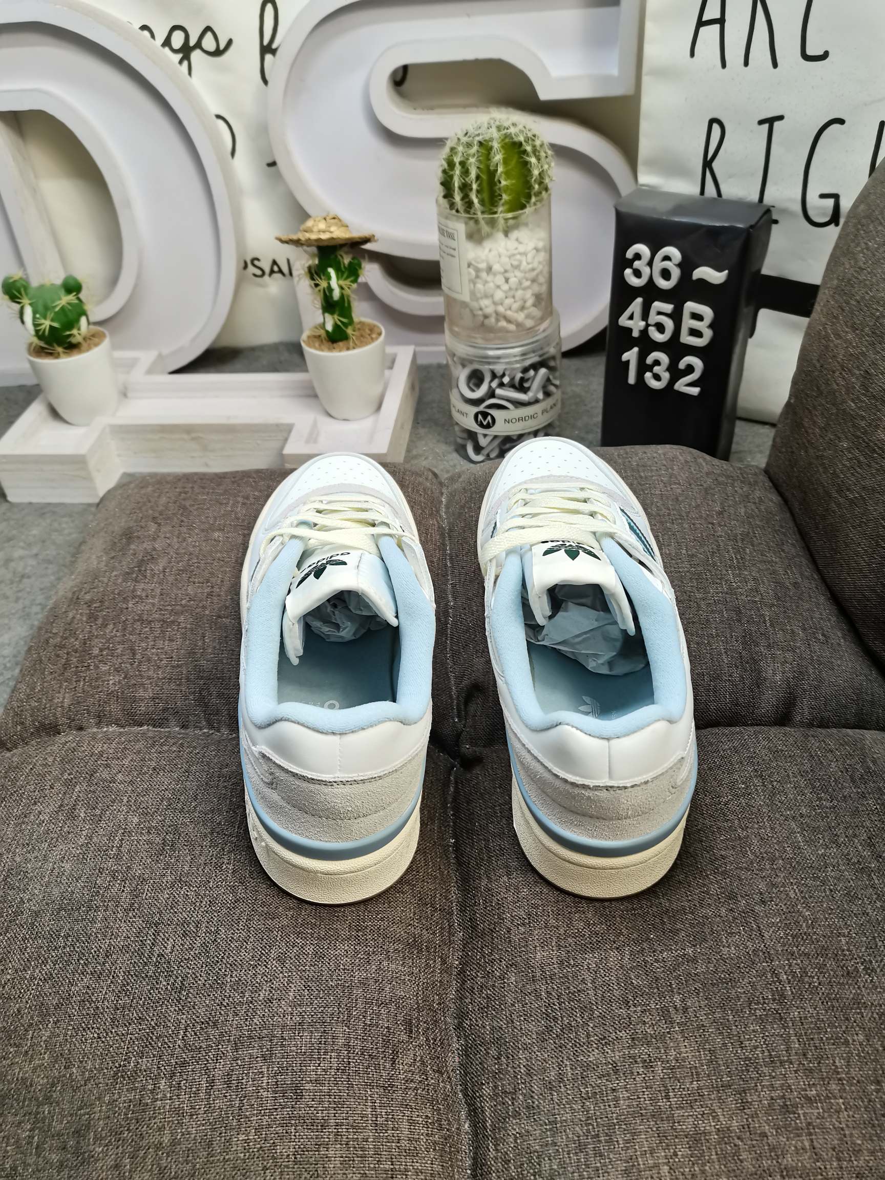 男女鞋36-45码带半码阿迪达斯AdidasForum84Low低帮百搭潮流休闲运动板鞋以复古篮球鞋的外