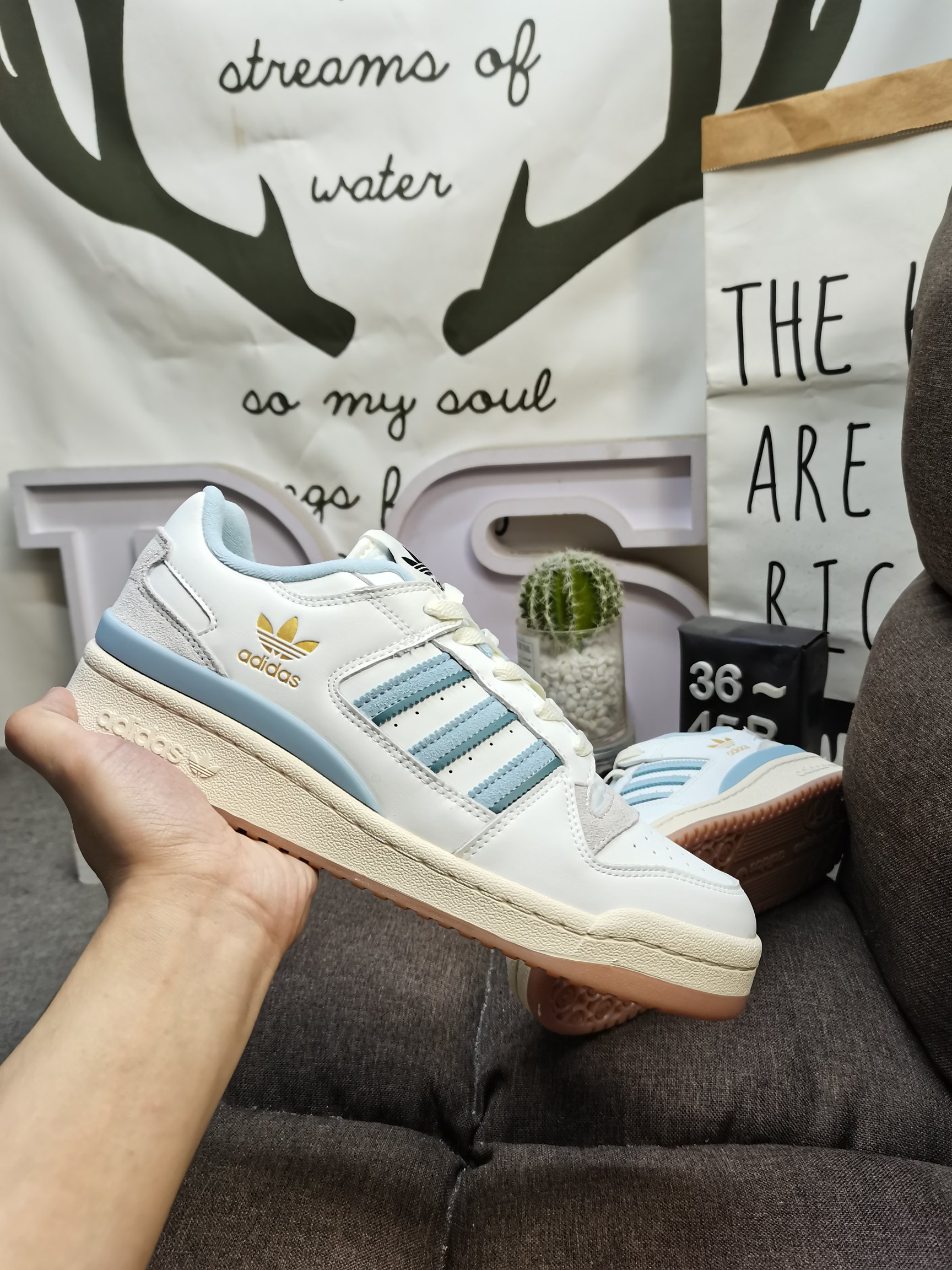 男女鞋36-45码带半码阿迪达斯AdidasForum84Low低帮百搭潮流休闲运动板鞋以复古篮球鞋的外