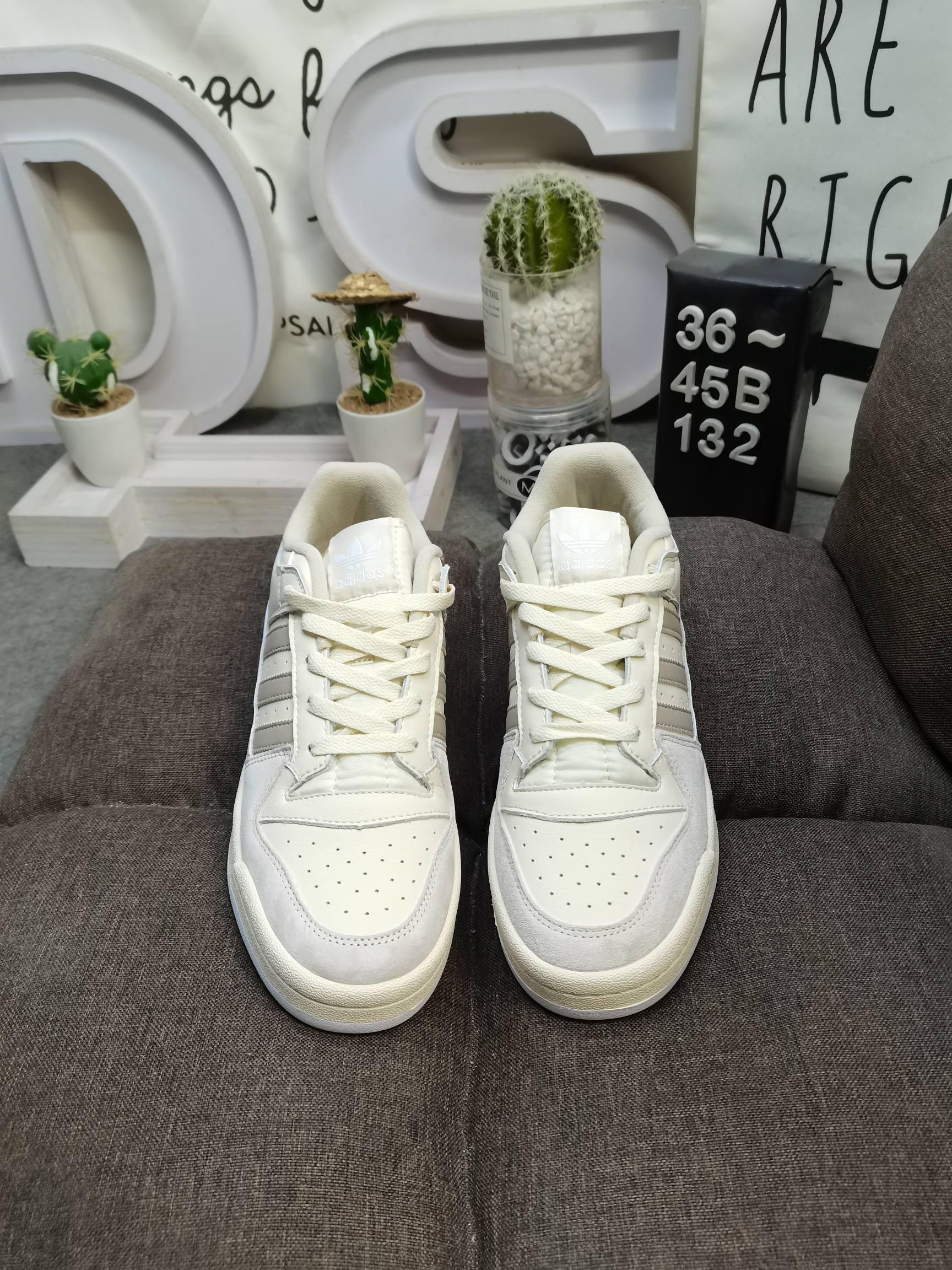 男女鞋36-45码带半码阿迪达斯AdidasForum84Low低帮百搭潮流休闲运动板鞋以复古篮球鞋的外