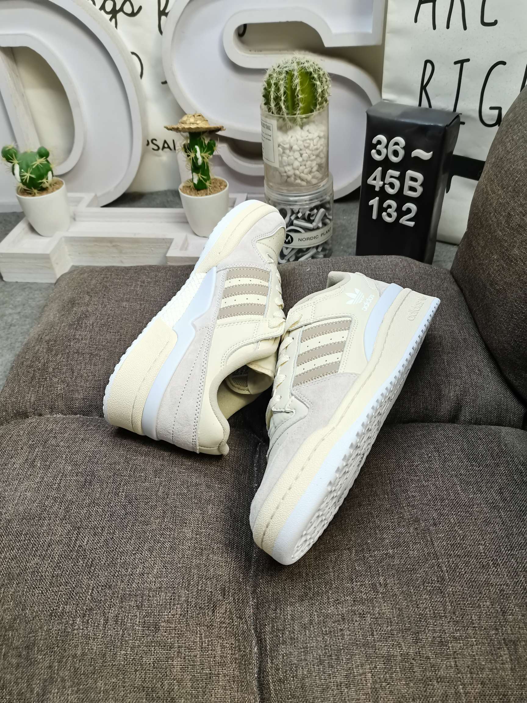 男女鞋36-45码带半码阿迪达斯AdidasForum84Low低帮百搭潮流休闲运动板鞋以复古篮球鞋的外