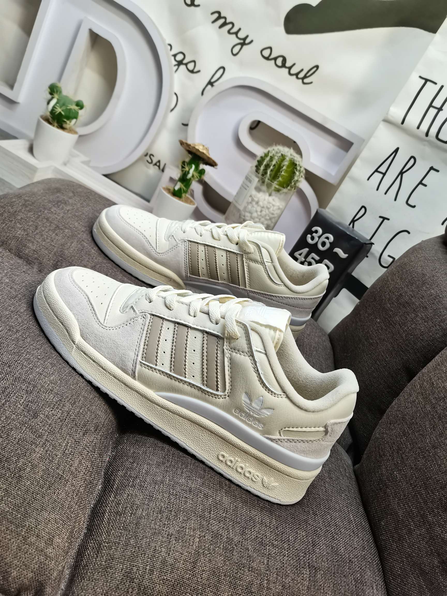 男女鞋36-45码带半码阿迪达斯AdidasForum84Low低帮百搭潮流休闲运动板鞋以复古篮球鞋的外