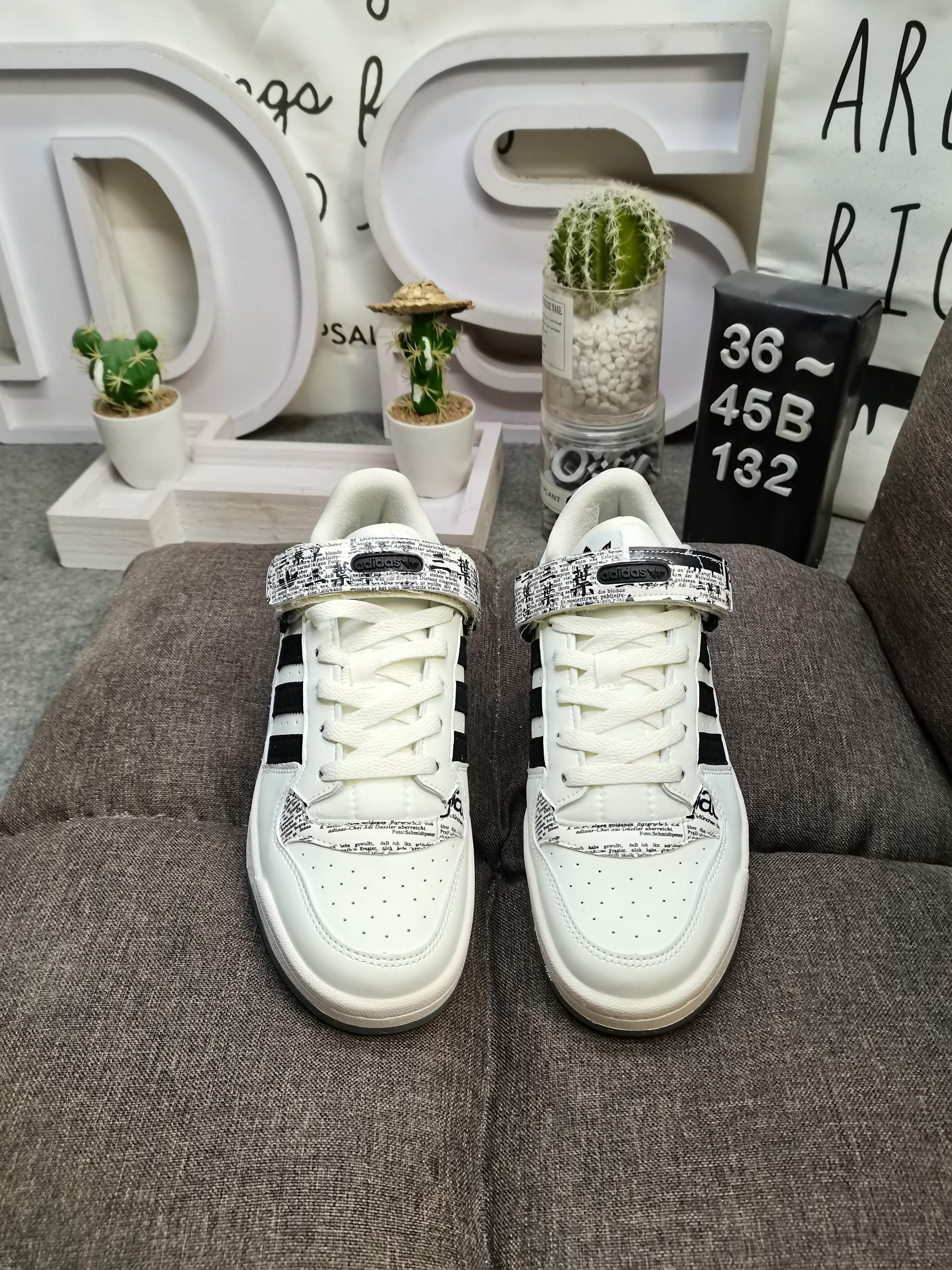 男女鞋36-45码带半码阿迪达斯AdidasForum84Low低帮百搭潮流休闲运动板鞋以复古篮球鞋的外