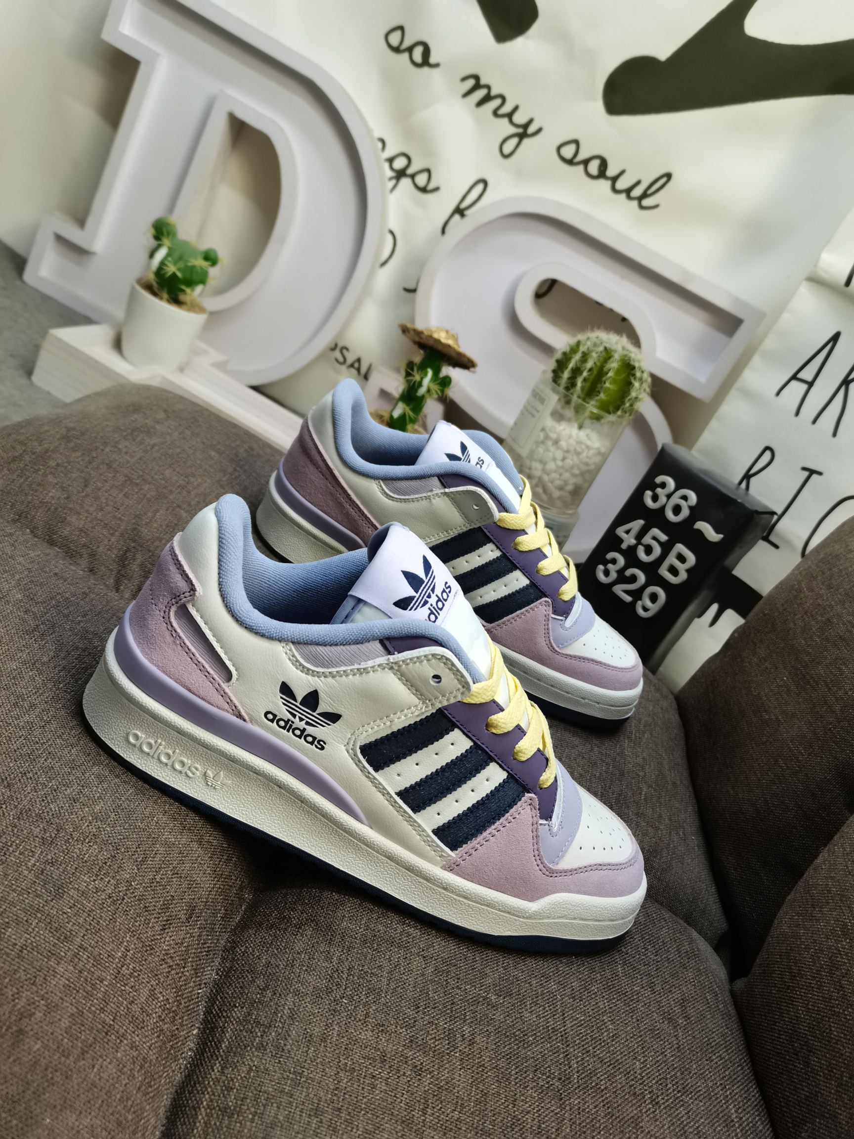 男女鞋36-45码带半码阿迪达斯AdidasForum84Low低帮百搭潮流休闲运动板鞋以复古篮球鞋的外