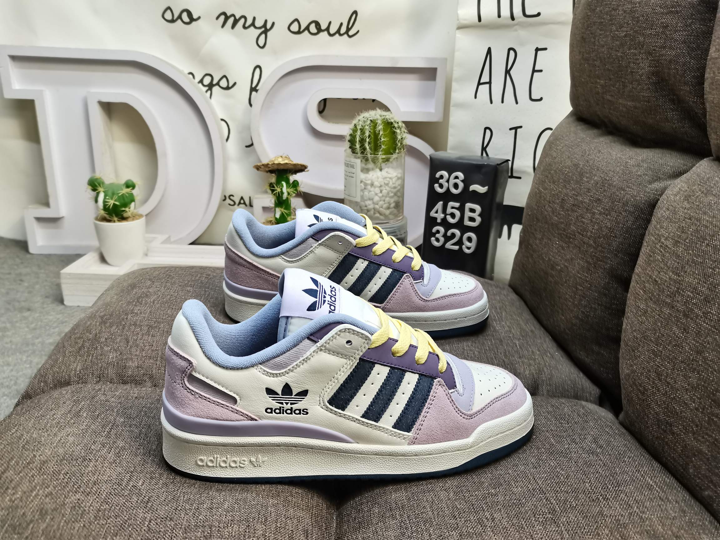 男女鞋36-45码带半码阿迪达斯AdidasForum84Low低帮百搭潮流休闲运动板鞋以复古篮球鞋的外