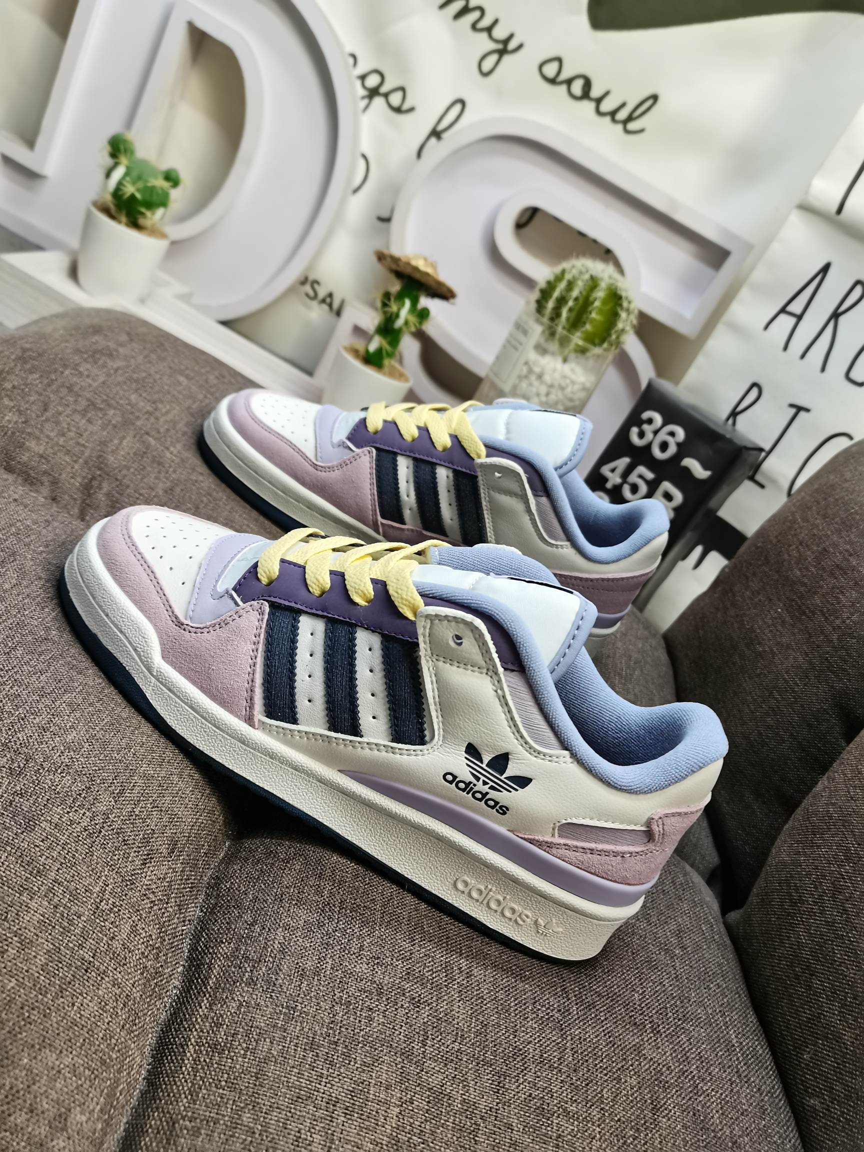 男女鞋36-45码带半码阿迪达斯AdidasForum84Low低帮百搭潮流休闲运动板鞋以复古篮球鞋的外