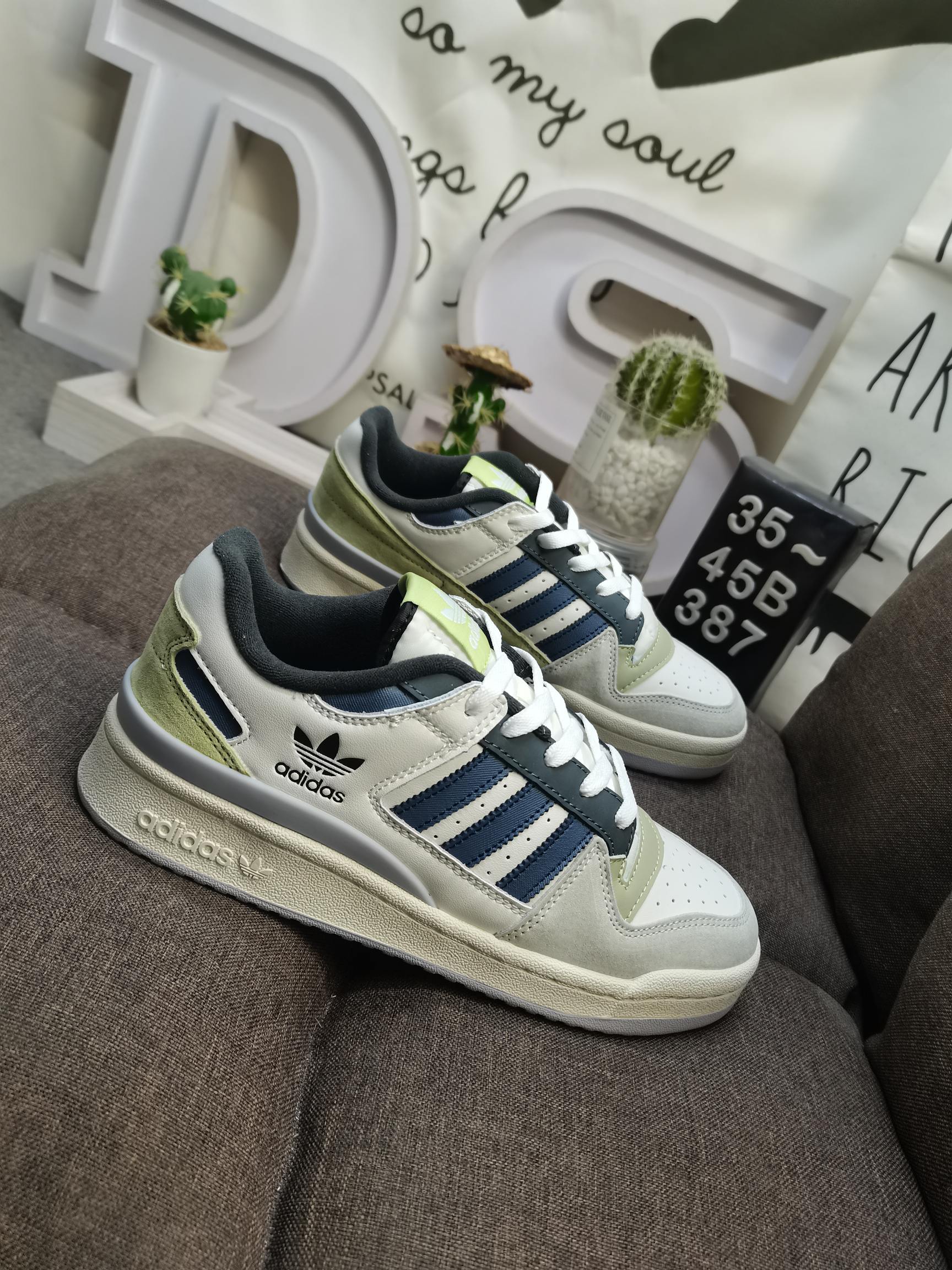 男女鞋36-45码带半码阿迪达斯AdidasForum84Low低帮百搭潮流休闲运动板鞋以复古篮球鞋的外