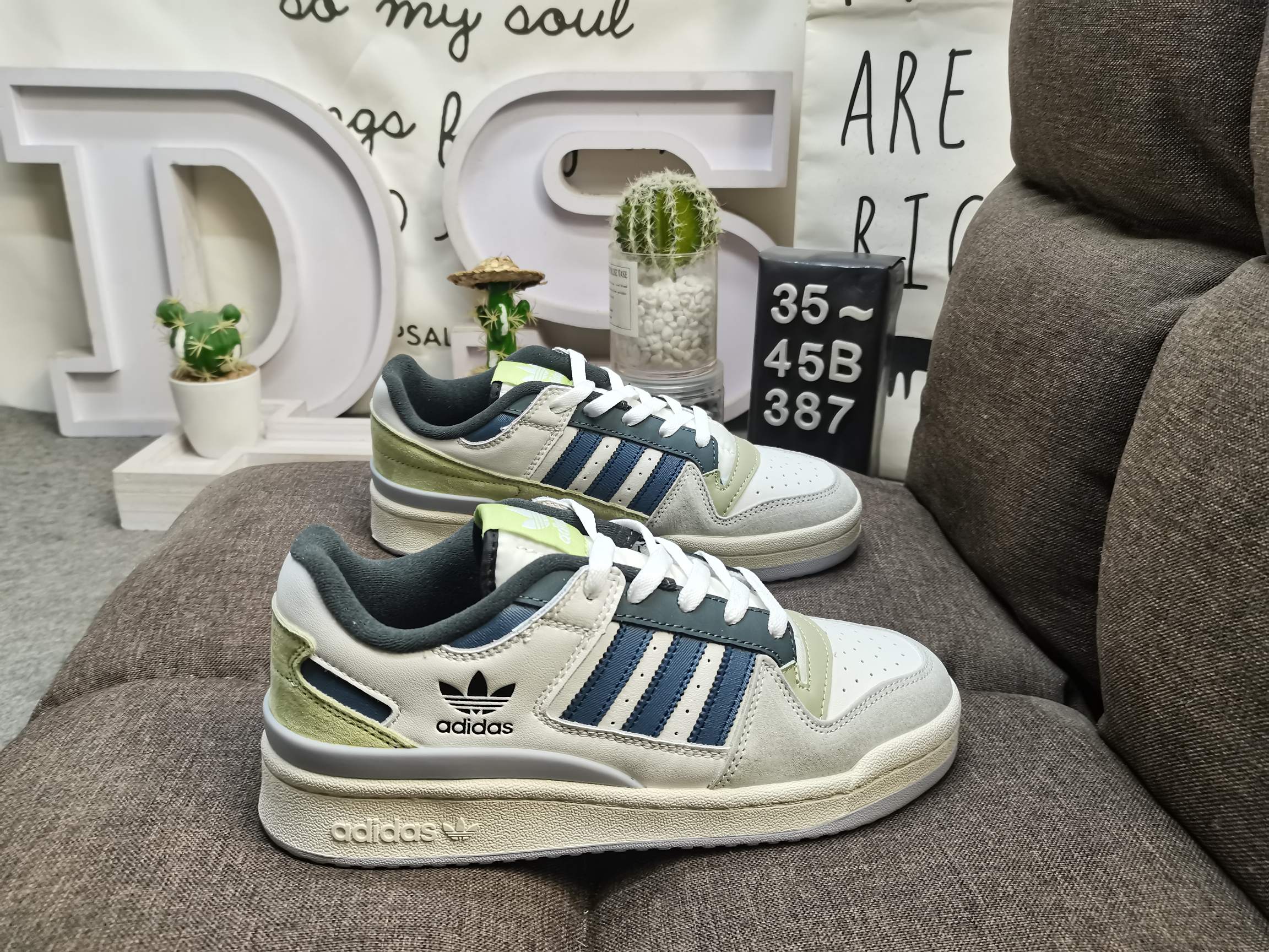 男女鞋36-45码带半码阿迪达斯AdidasForum84Low低帮百搭潮流休闲运动板鞋以复古篮球鞋的外