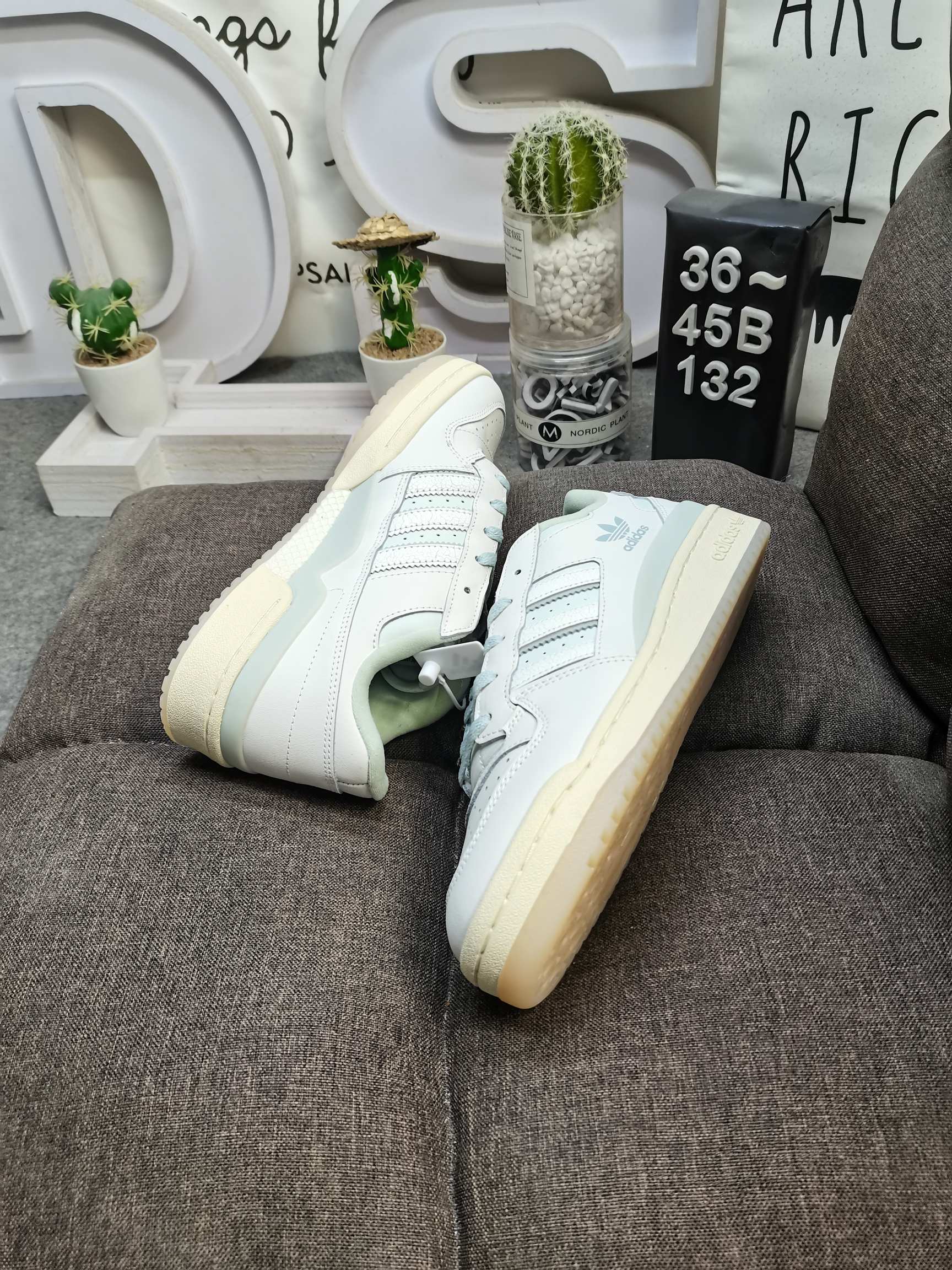 男女鞋36-45码带半码阿迪达斯AdidasForum84Low低帮百搭潮流休闲运动板鞋以复古篮球鞋的外