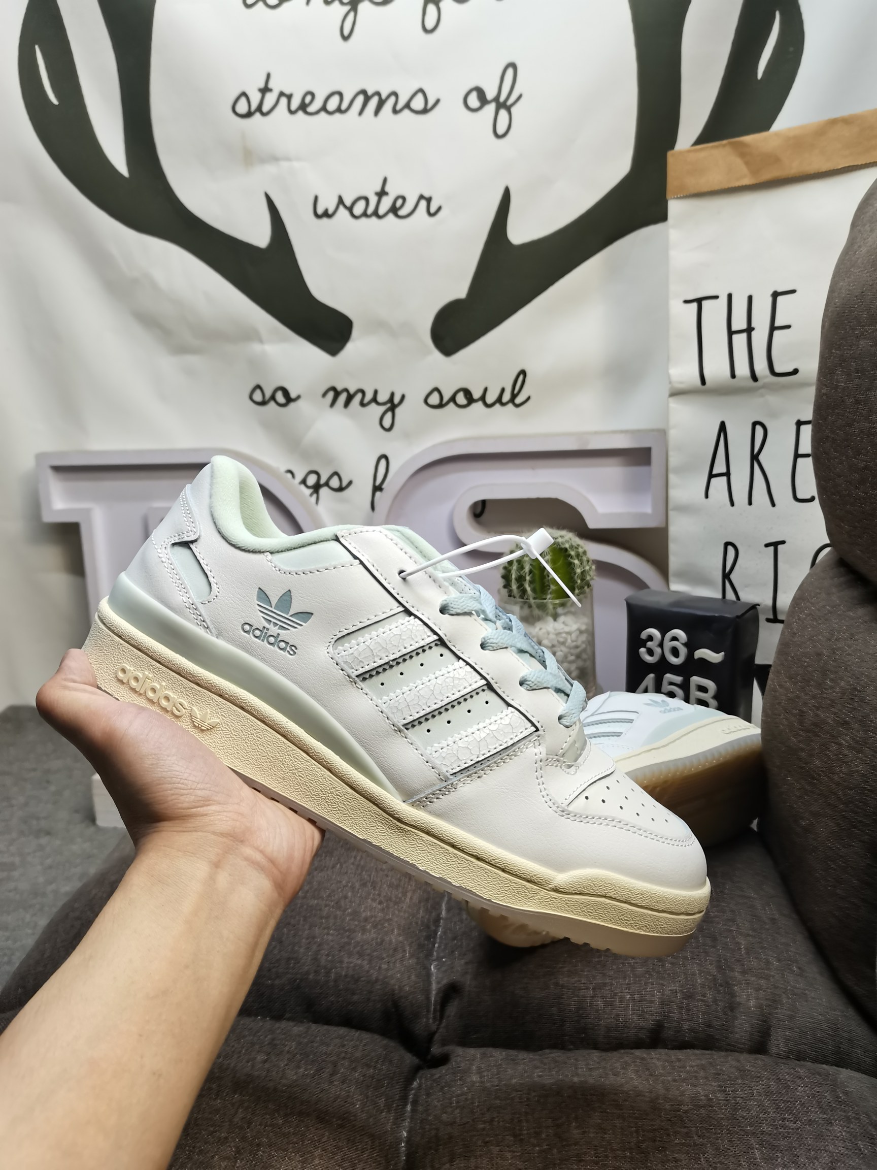 男女鞋36-45码带半码阿迪达斯AdidasForum84Low低帮百搭潮流休闲运动板鞋以复古篮球鞋的外