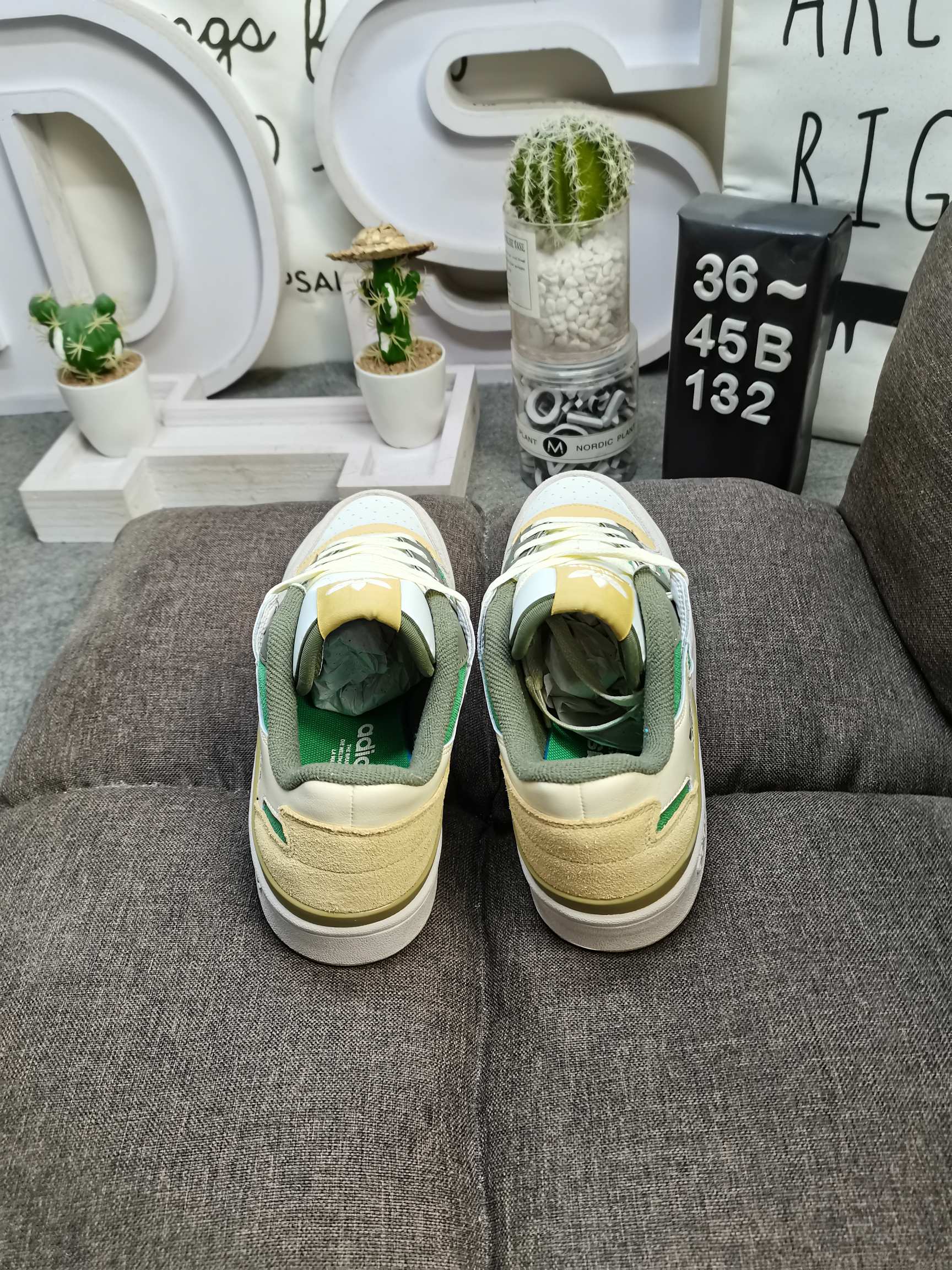 男女鞋36-45码带半码阿迪达斯AdidasForum84Low低帮百搭潮流休闲运动板鞋以复古篮球鞋的外