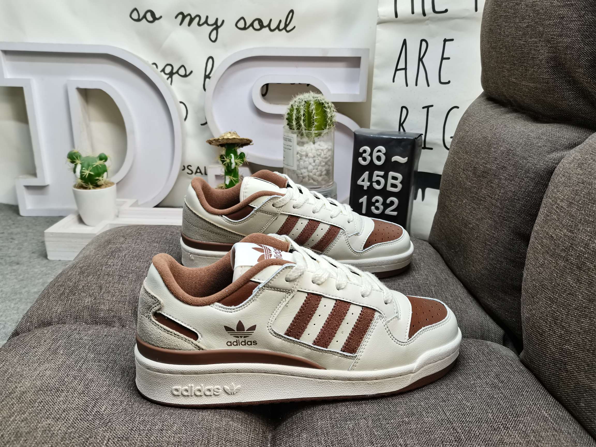 男女鞋36-45码带半码阿迪达斯AdidasForum84Low低帮百搭潮流休闲运动板鞋以复古篮球鞋的外